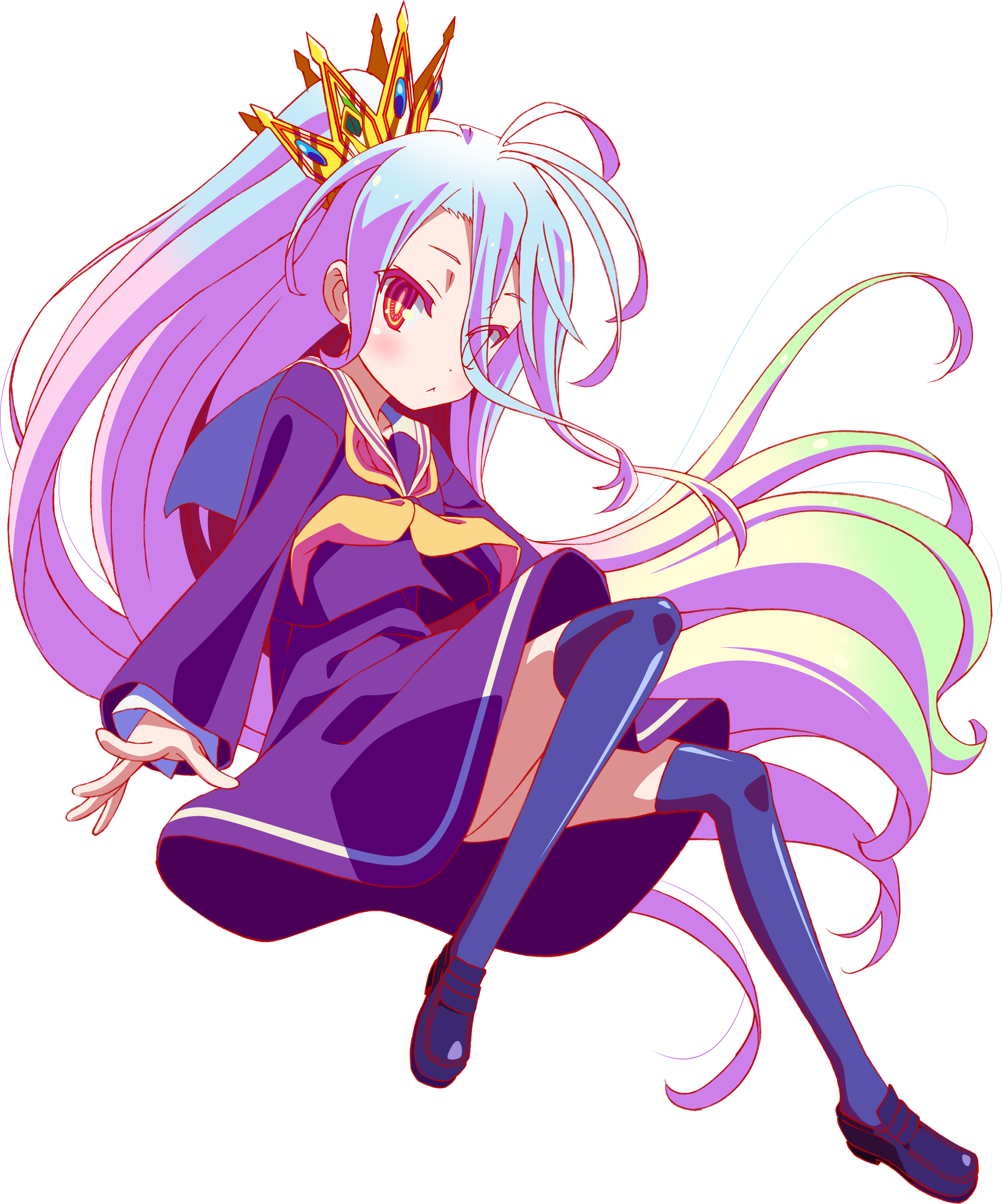 معرفی No Game No Life؛ بازی برای همه والپیپر