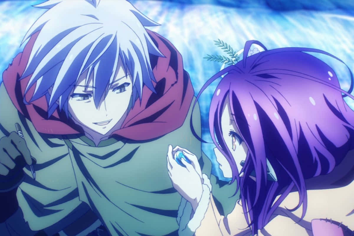 تصویر ریکو و کورون از انیمه No Game No Life والپیپر