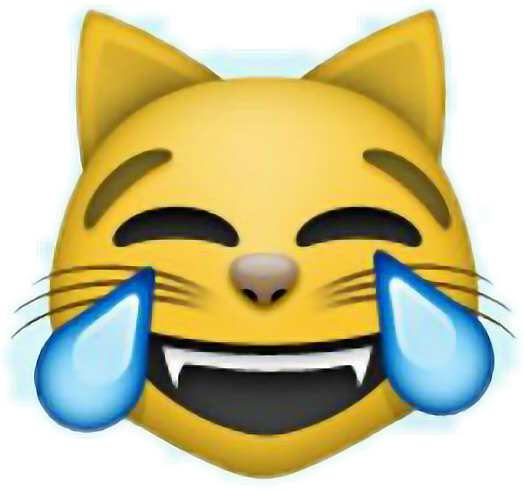 گربه خندان_ ایموجی_ اشک شوق.PNG والپیپر