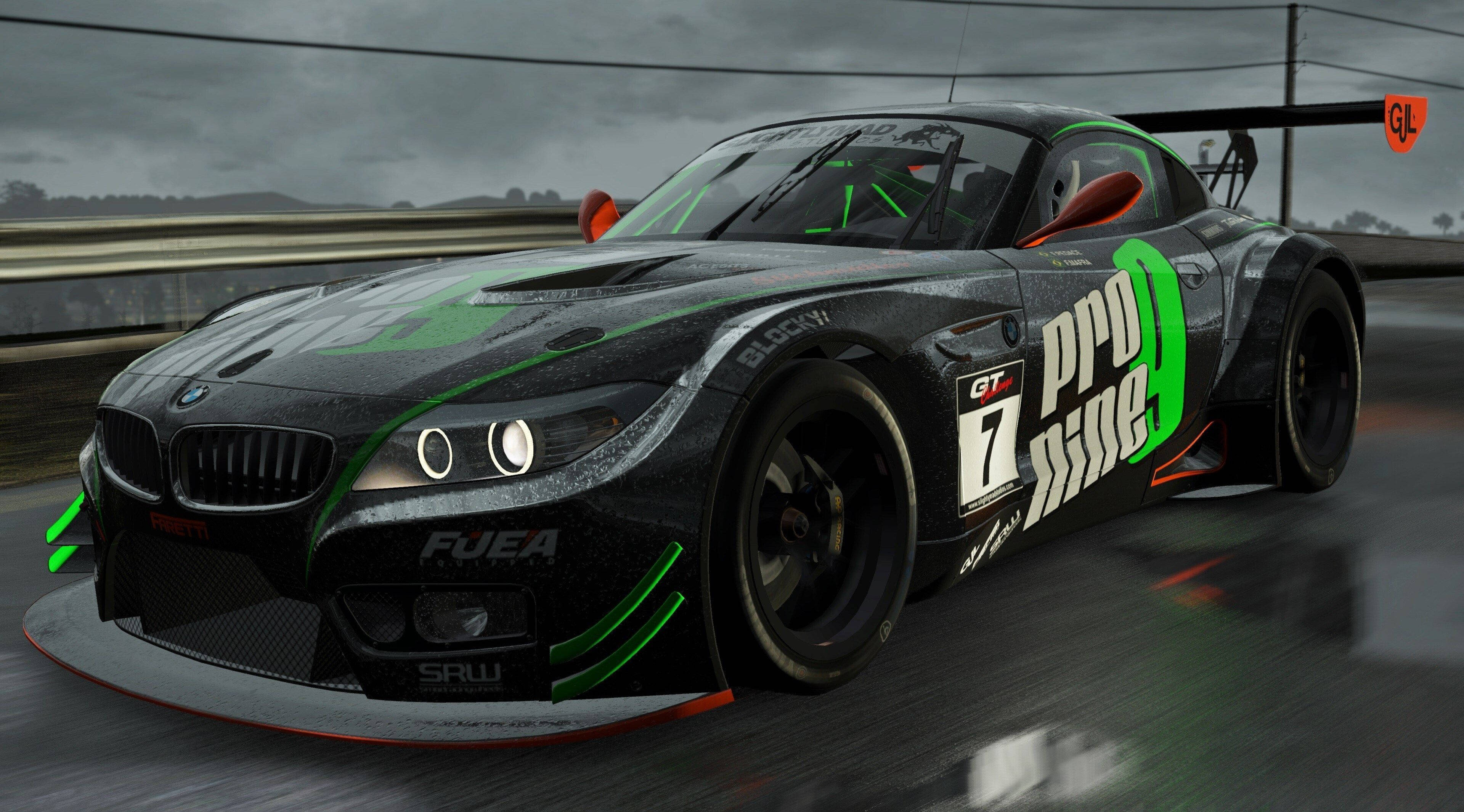 Project Cars 4K مشکی BMW M6 والپیپر