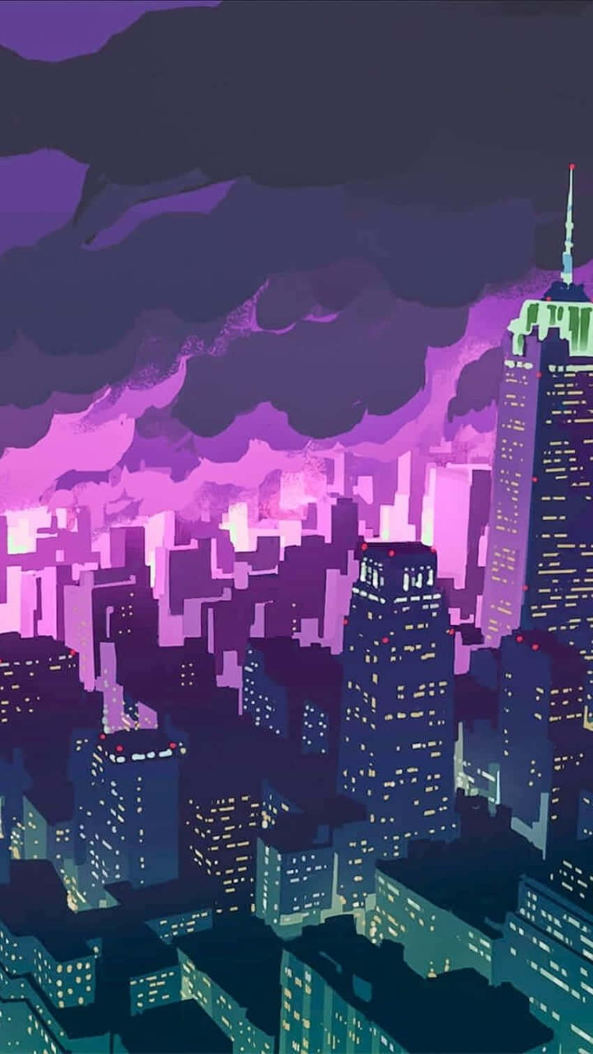 انیمه فیلم Promare 2019 ساختمان والپیپر