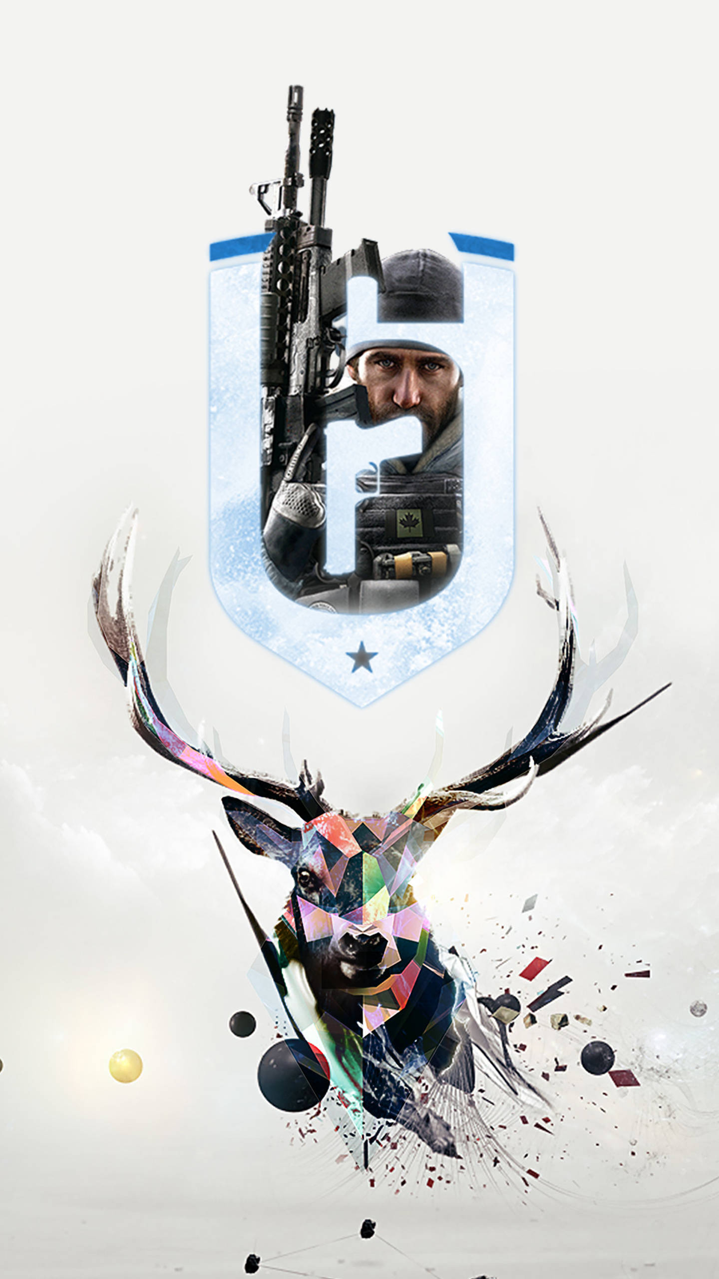 آیفون هنر زیبای Rainbow Six Siege والپیپر
