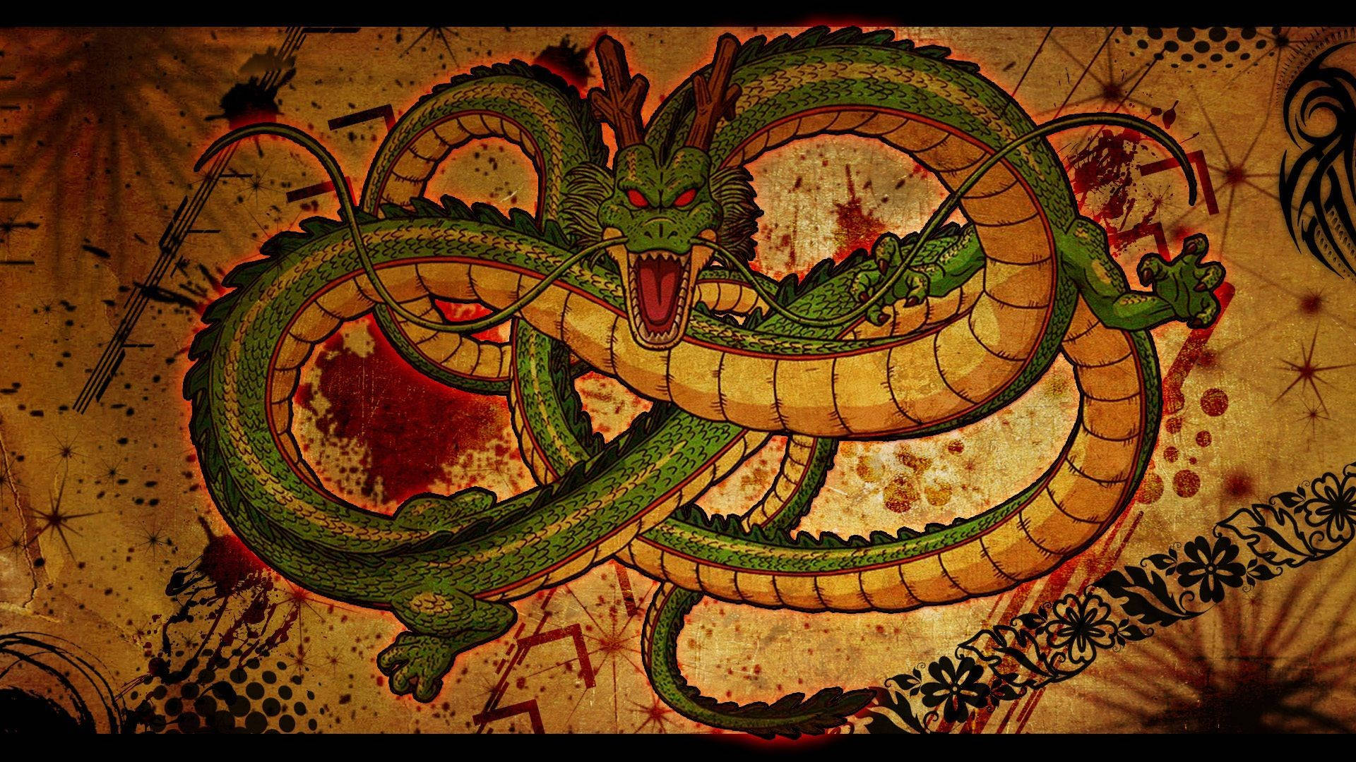 اژدهای ژاپنی Shenron از DBZ والپیپر