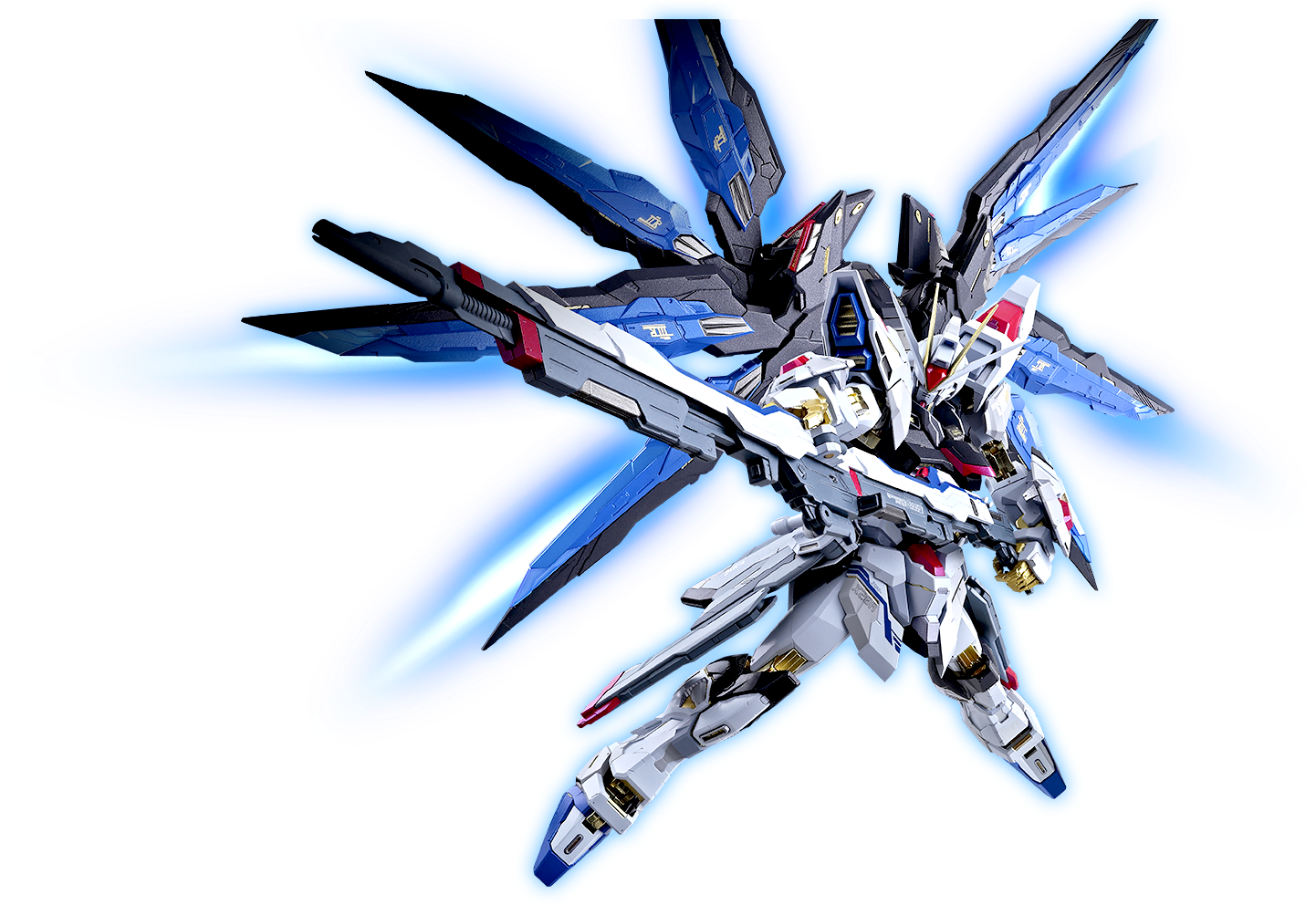 Strike Freedom Gundam با بال‌های نور والپیپر