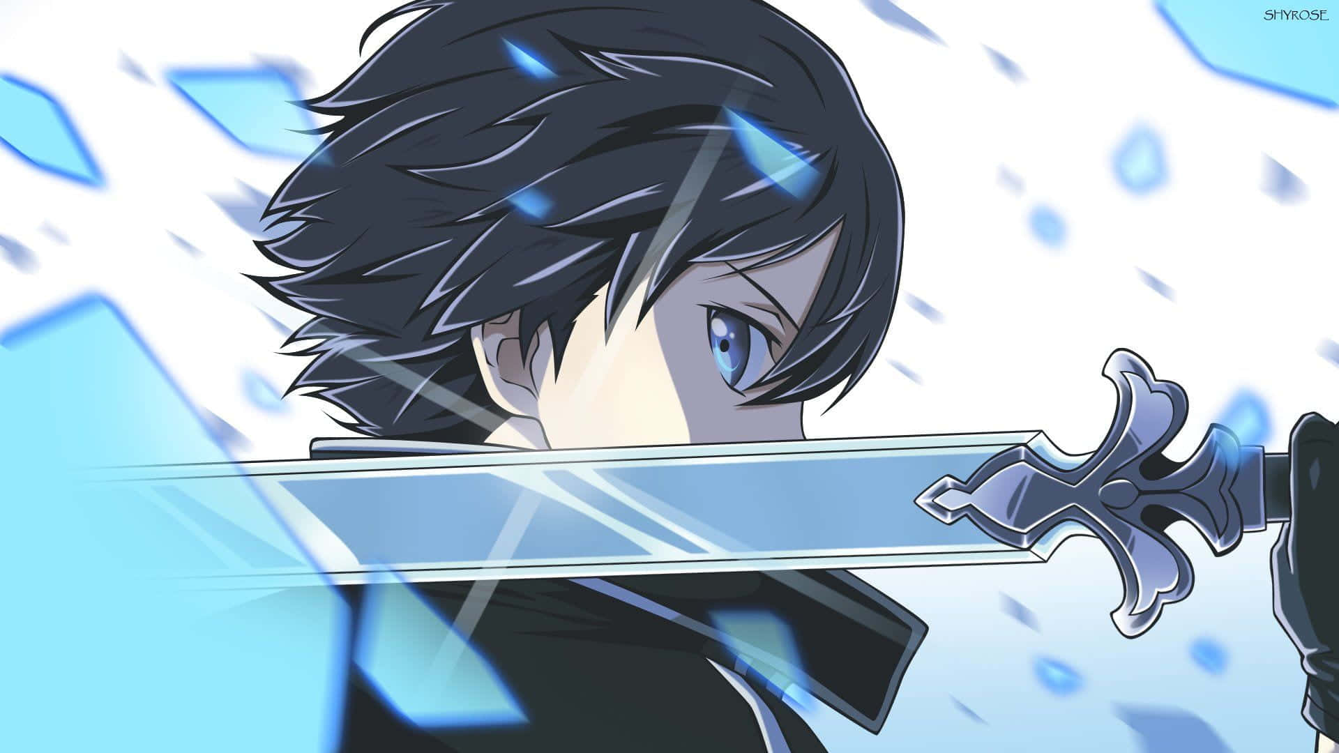 تصویر جذاب کیریتو از انیمه Sword Art Online والپیپر