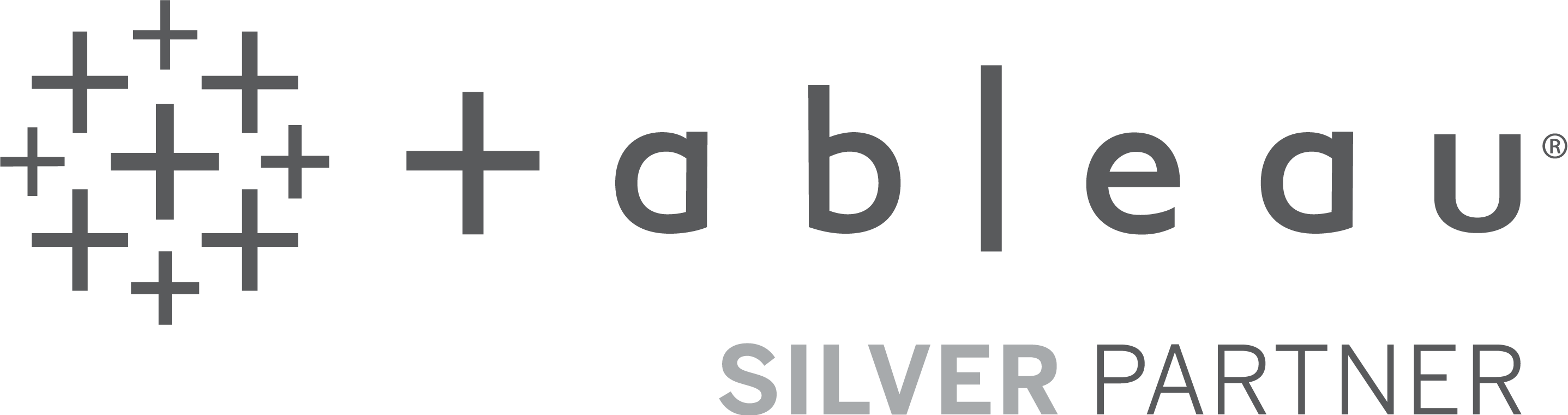 لوگوی شریک نقره‌ای Tableau Software والپیپر