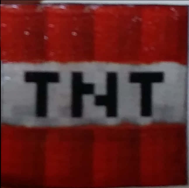 نمای نزدیک از بلوک TNT ماینکرفت والپیپر