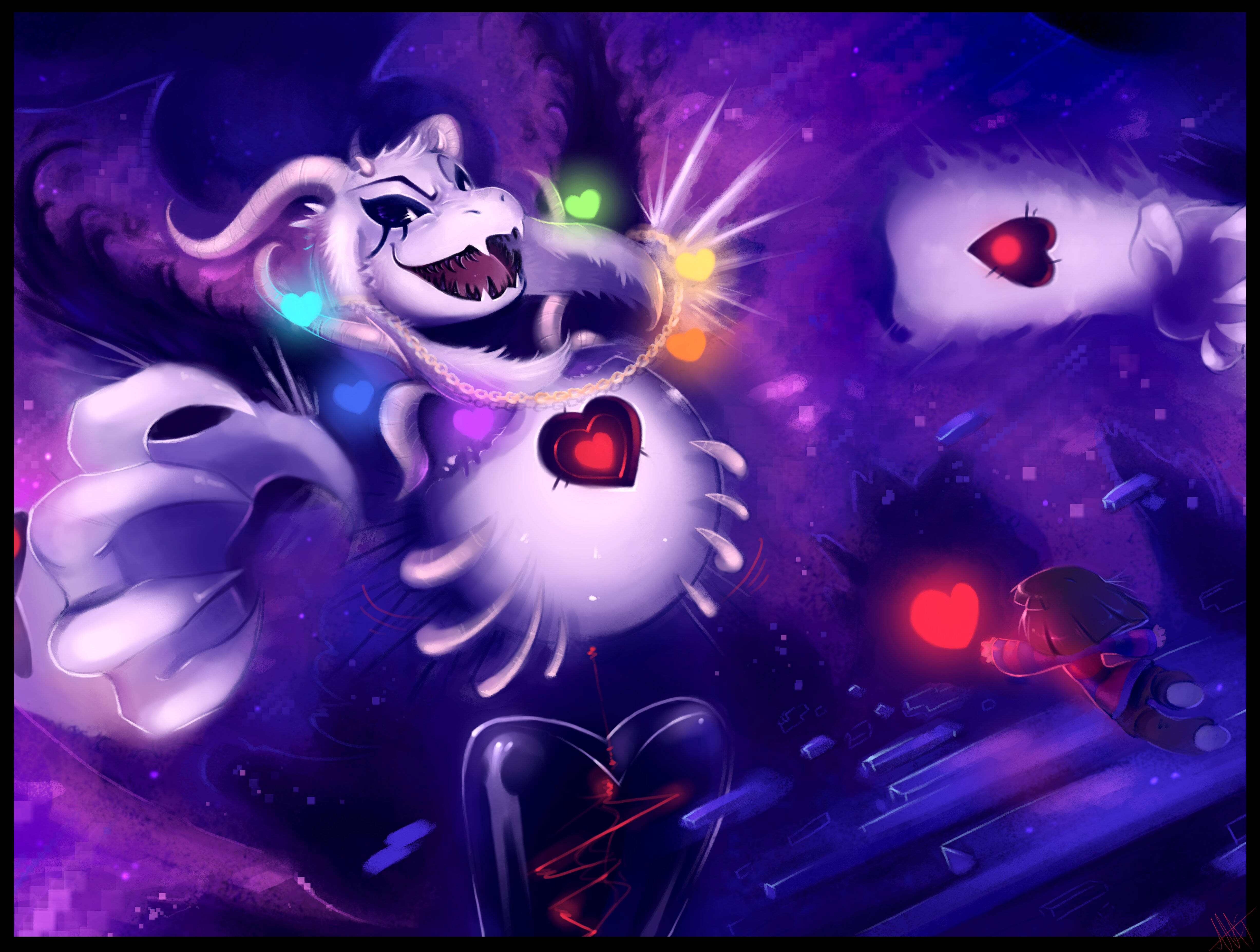Undertale Flowey 4K گیمینگ والپیپر
