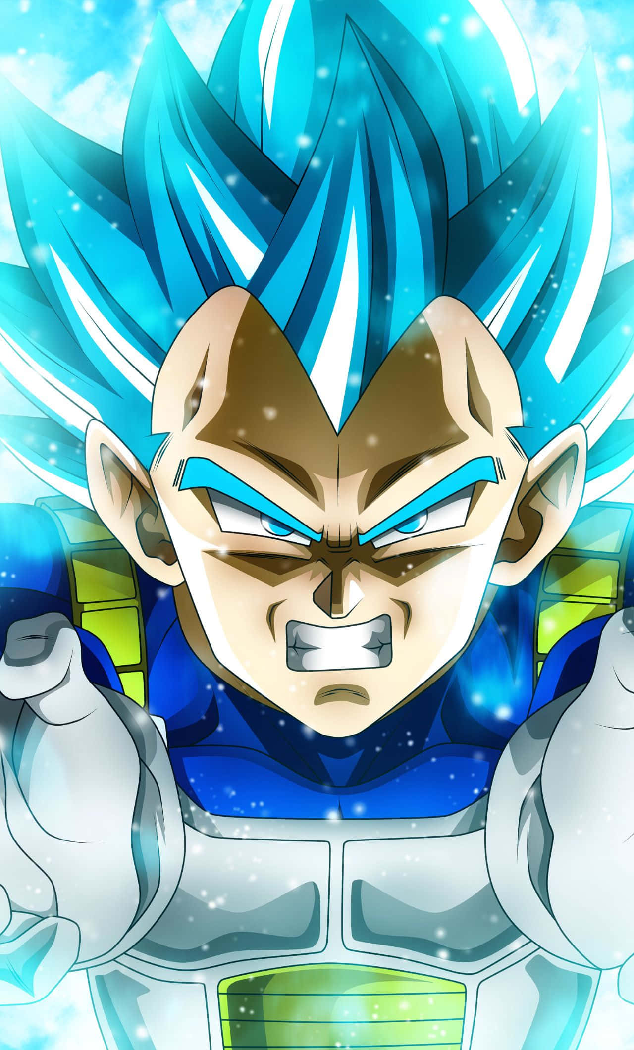 آیفون Vegeta Super Saiyan Blue Dragon Ball Super والپیپر