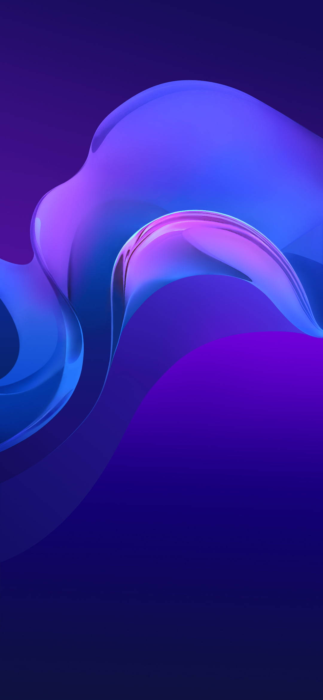 موج بنفش براق Vivo Y20 والپیپر