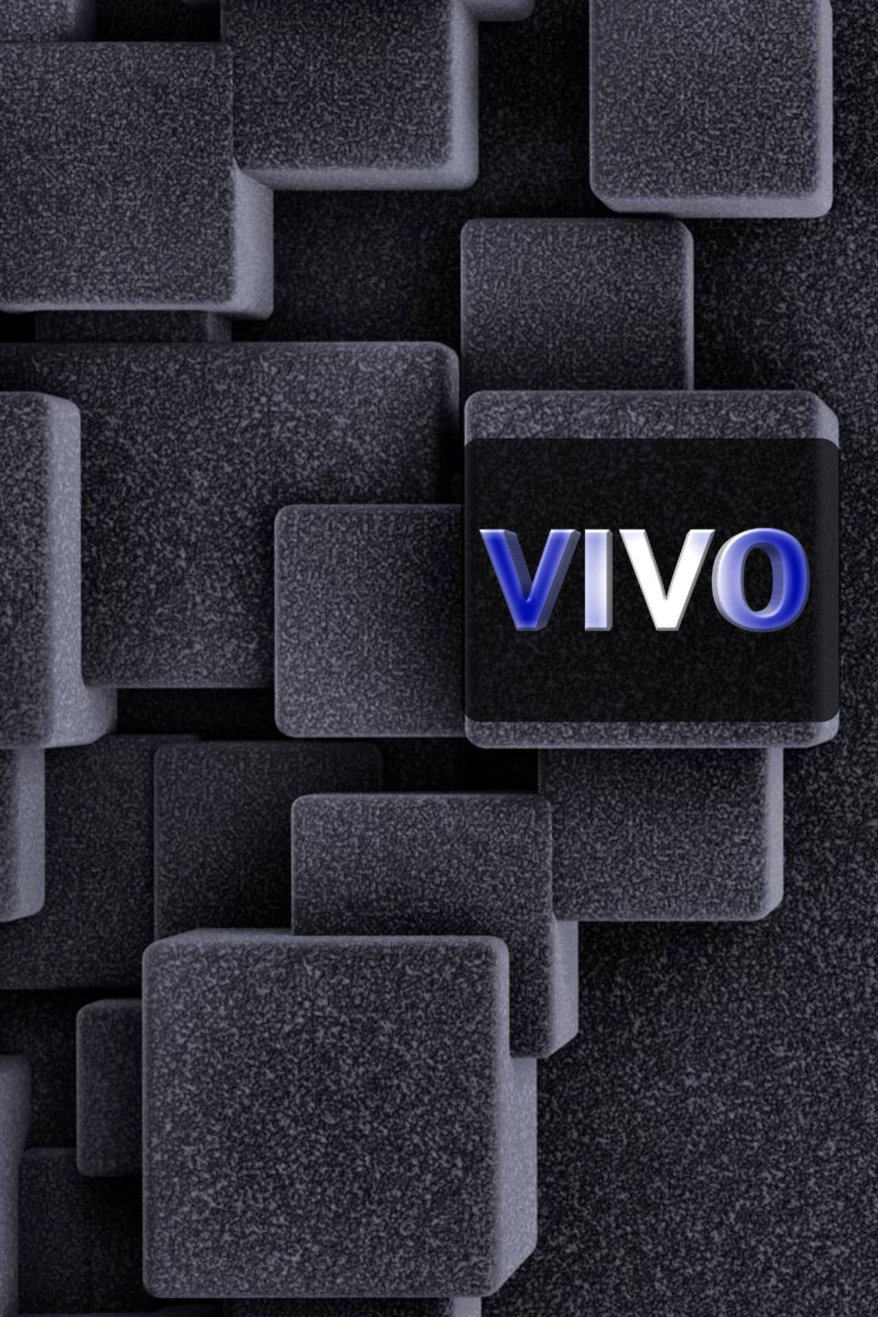بلوک‌های بافت‌دار مشکی Vivo Y20 والپیپر
