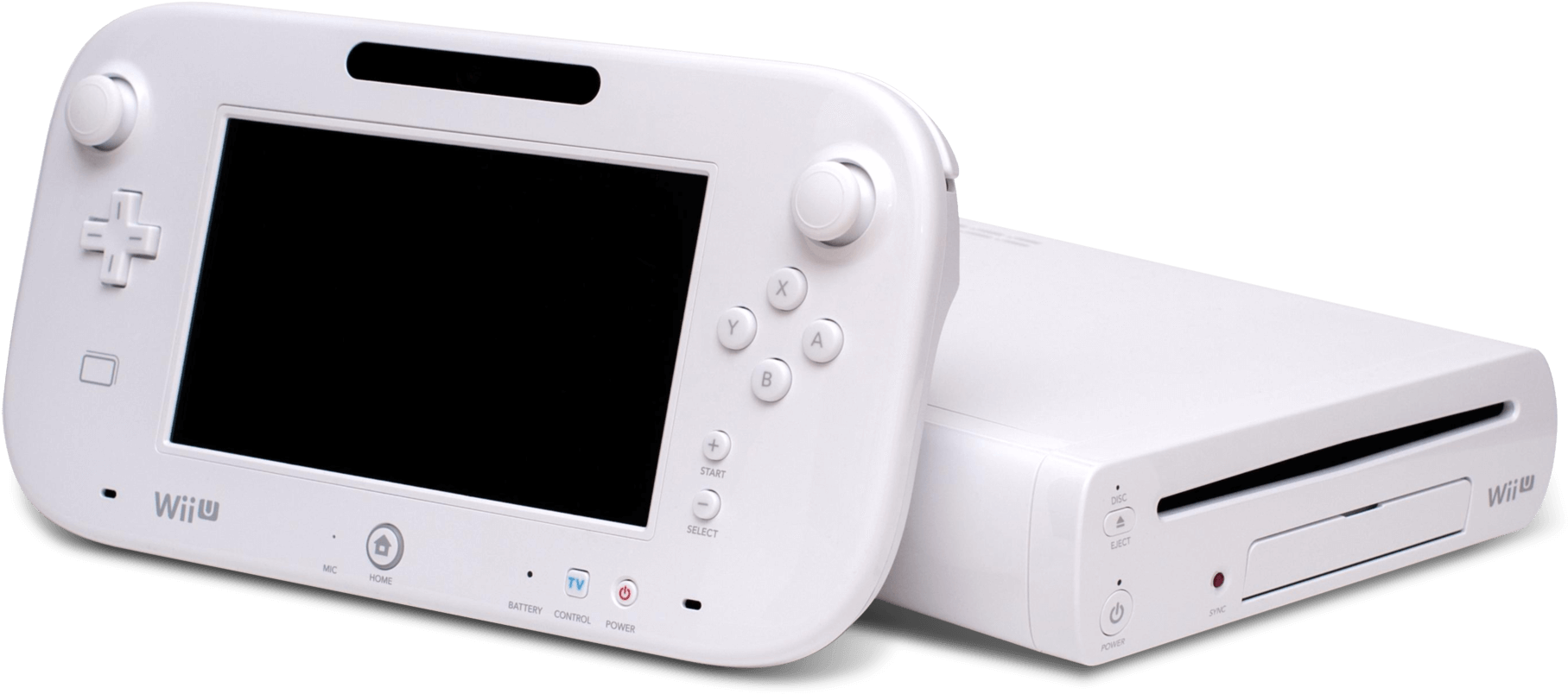 کنسول و گیمپد سفید Wii U والپیپر
