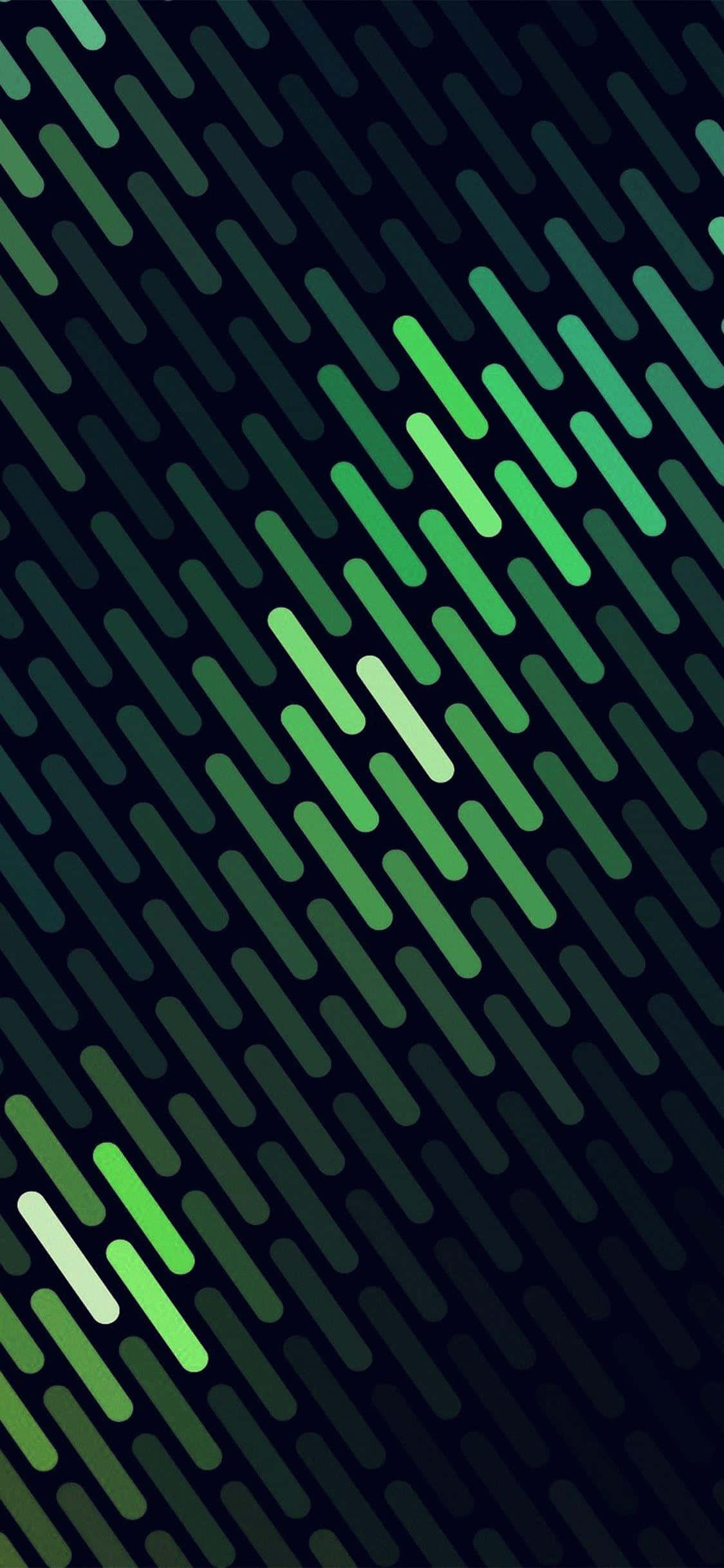 آیفون X خطوط سبز انتزاعی والپیپر