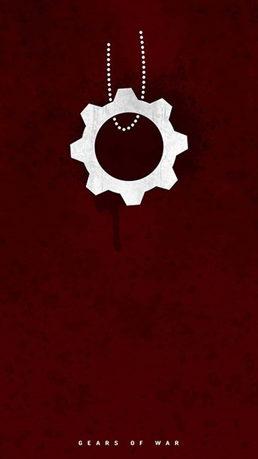 چرخ‌دنده آویز گردنبند آیفون XS پس‌زمینه Gears Of War 5 والپیپر