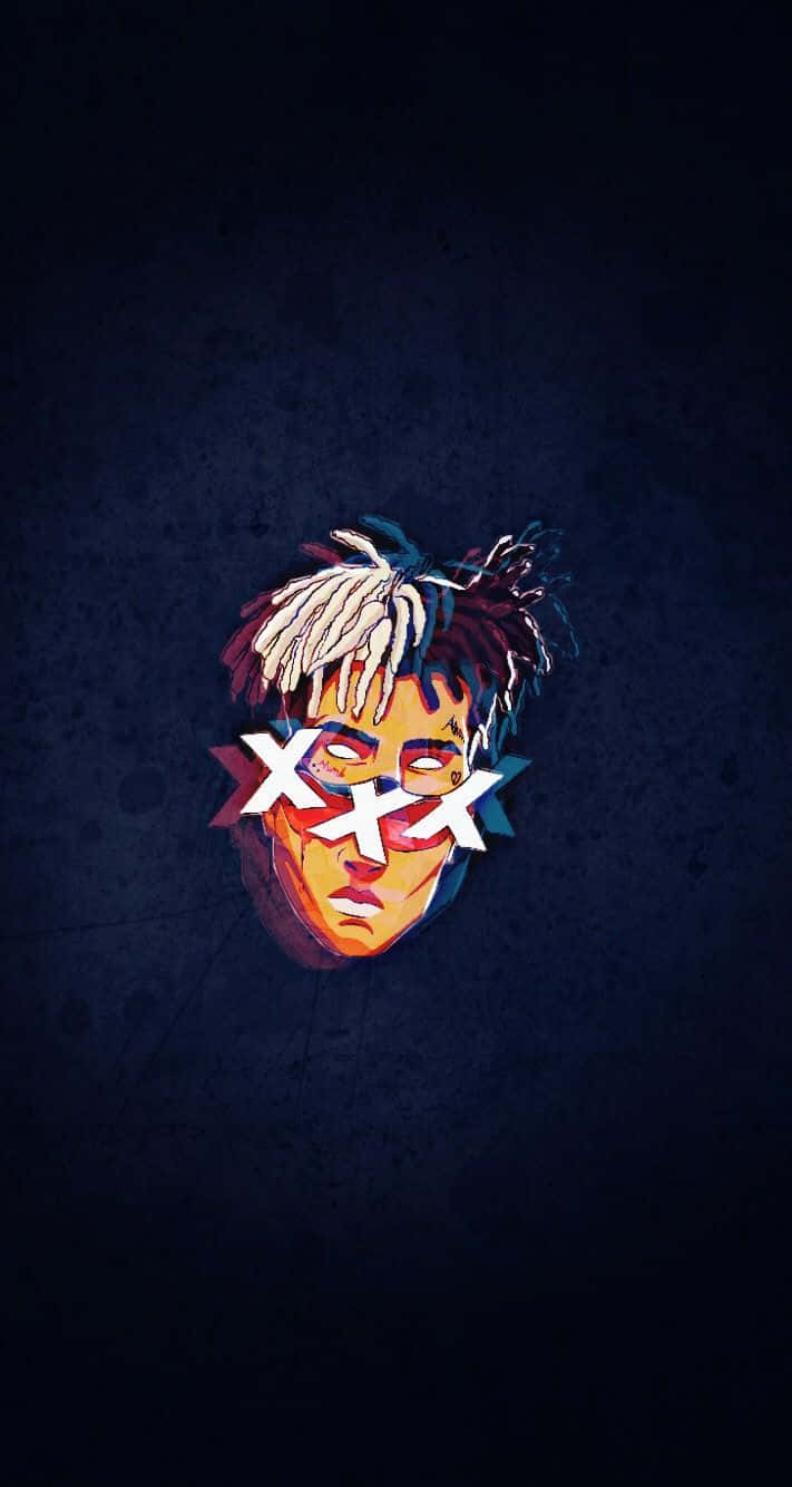 XXXTentacion بد با افکت گلیچ والپیپر