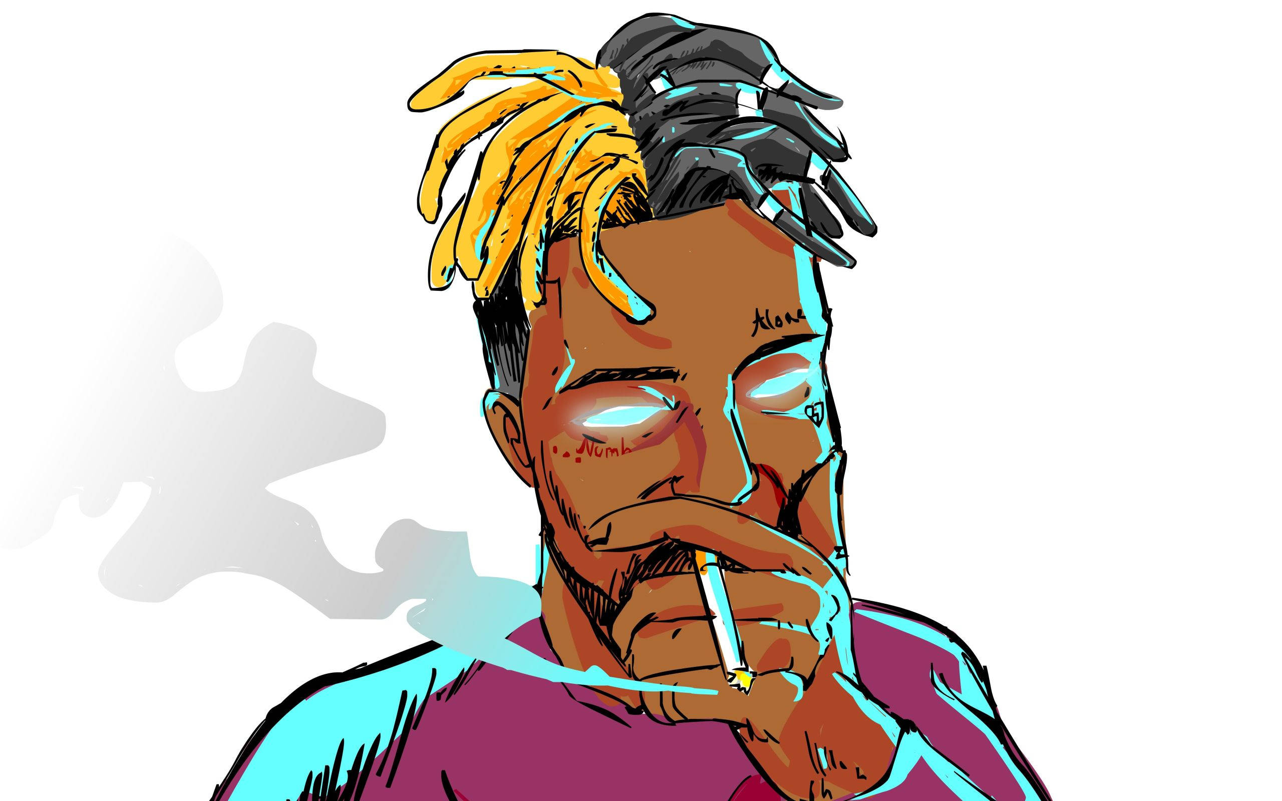 Xxxtentacion انیمه سیگار والپیپر