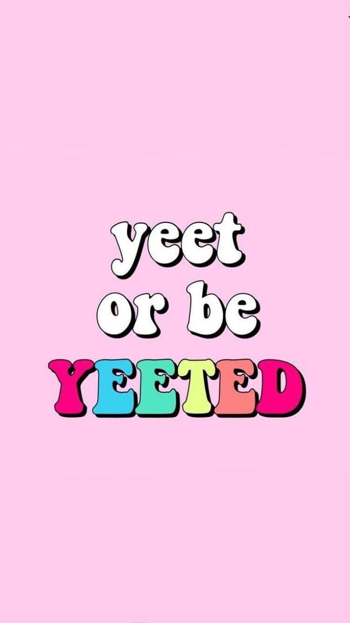آیفون صورتی زیبایی Yeet والپیپر