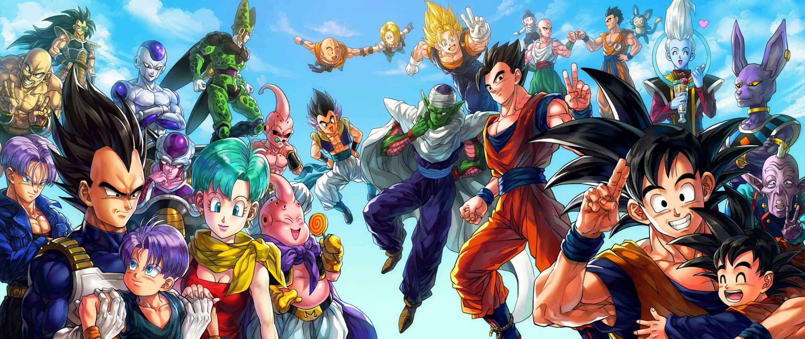 با گوکو و مبارزان Z در محافظت از جهان در Dragon Ball Super همراه شوید! والپیپر