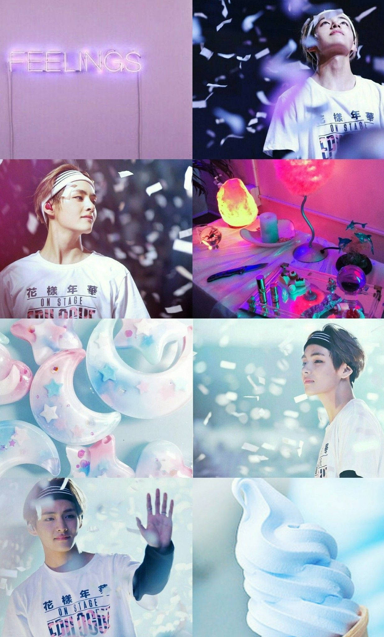 آرایش رویایی اعضای BTS، V والپیپر