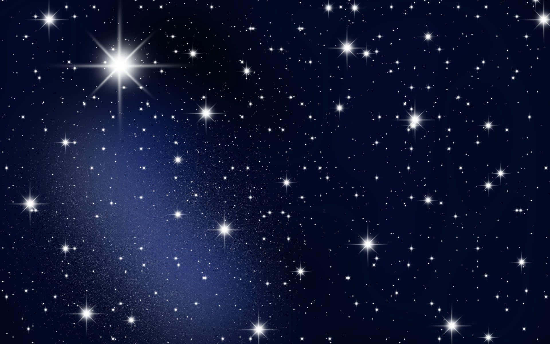 آسمان شب پرستاره والپیپر