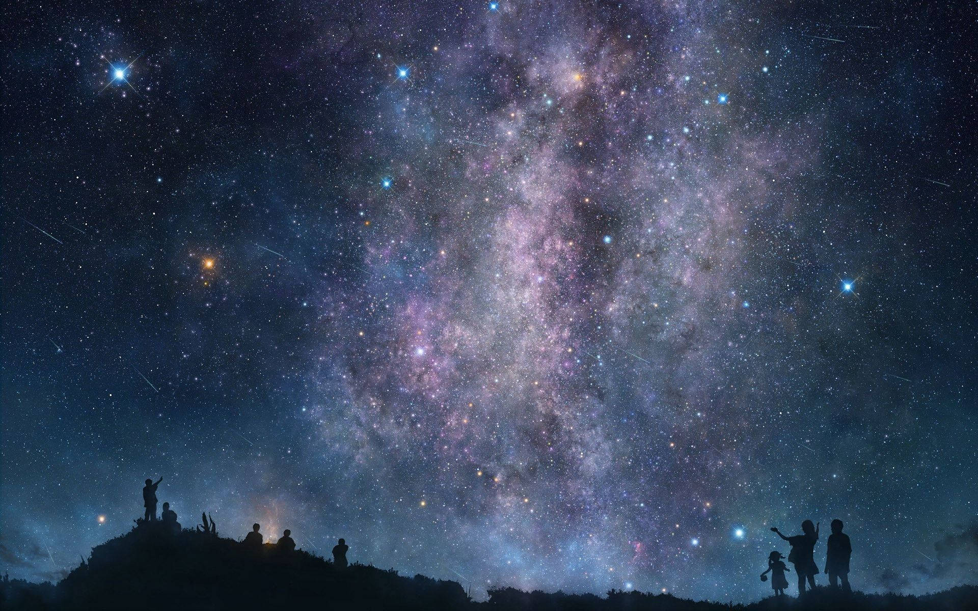1920x1200 والپیپر آسمان پر از ستاره — ستاره‌ها والپیپر