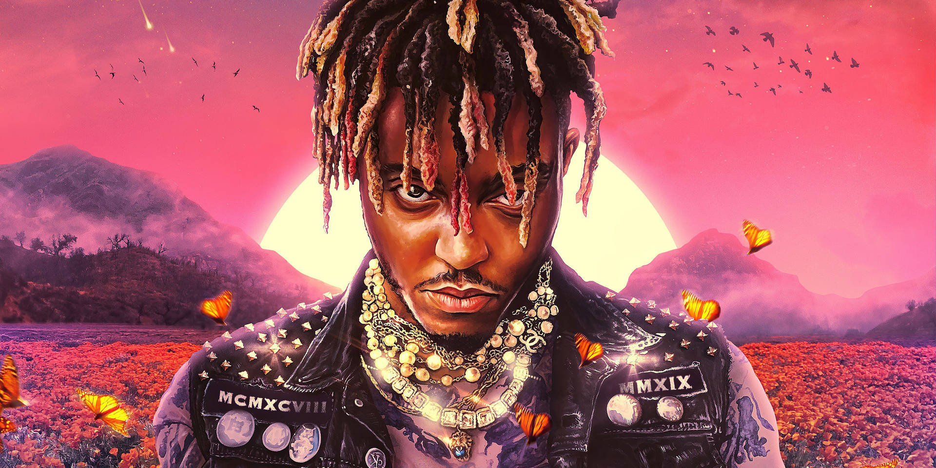 آلبوم Juice Wrld با کیفیت 4K — پینک استتیک گیف والپیپر