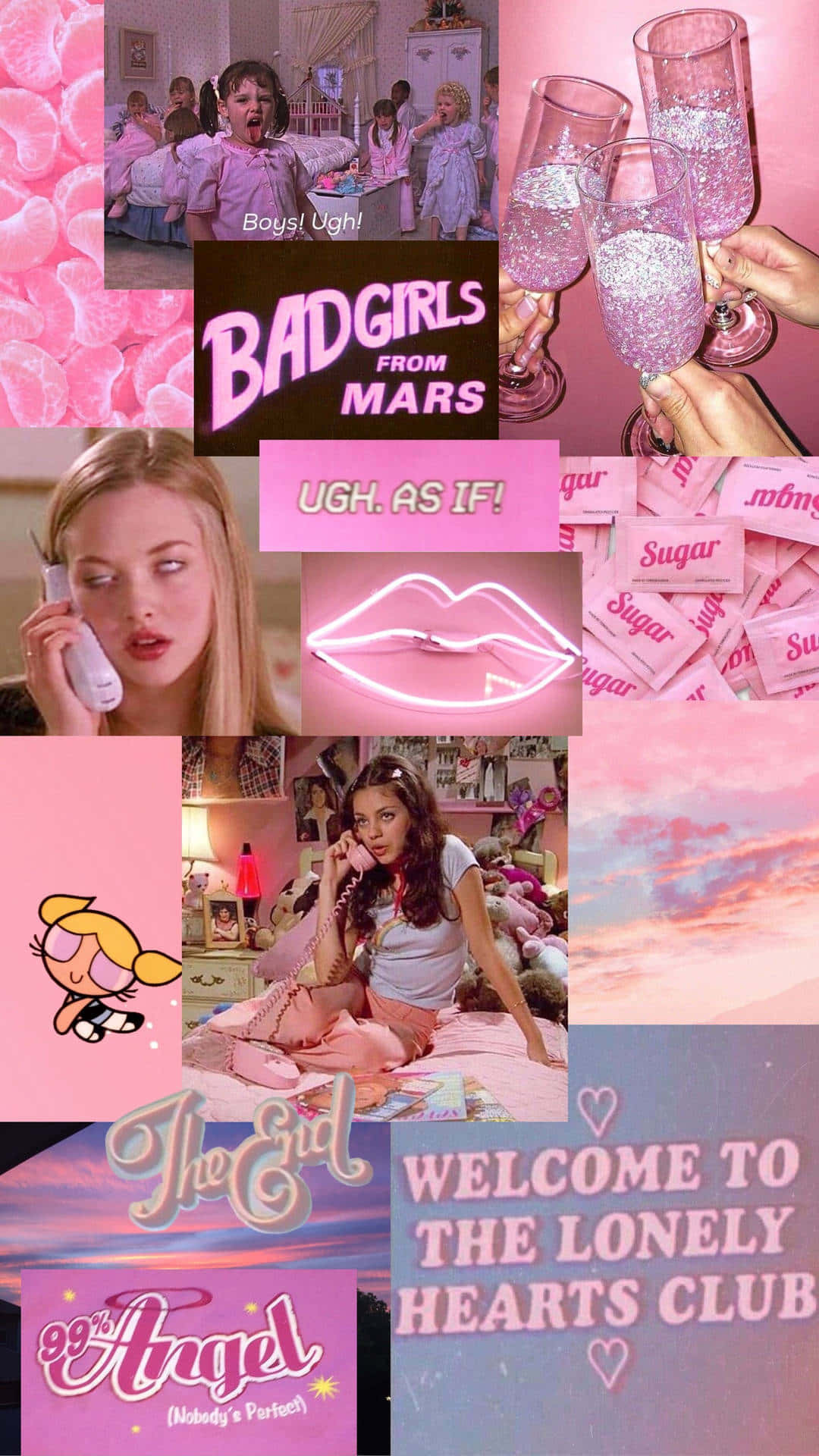 آماده باش تا ترندها رو تنظیم کنی و سرها رو برگردونی با #baddieaesthetic! والپیپر