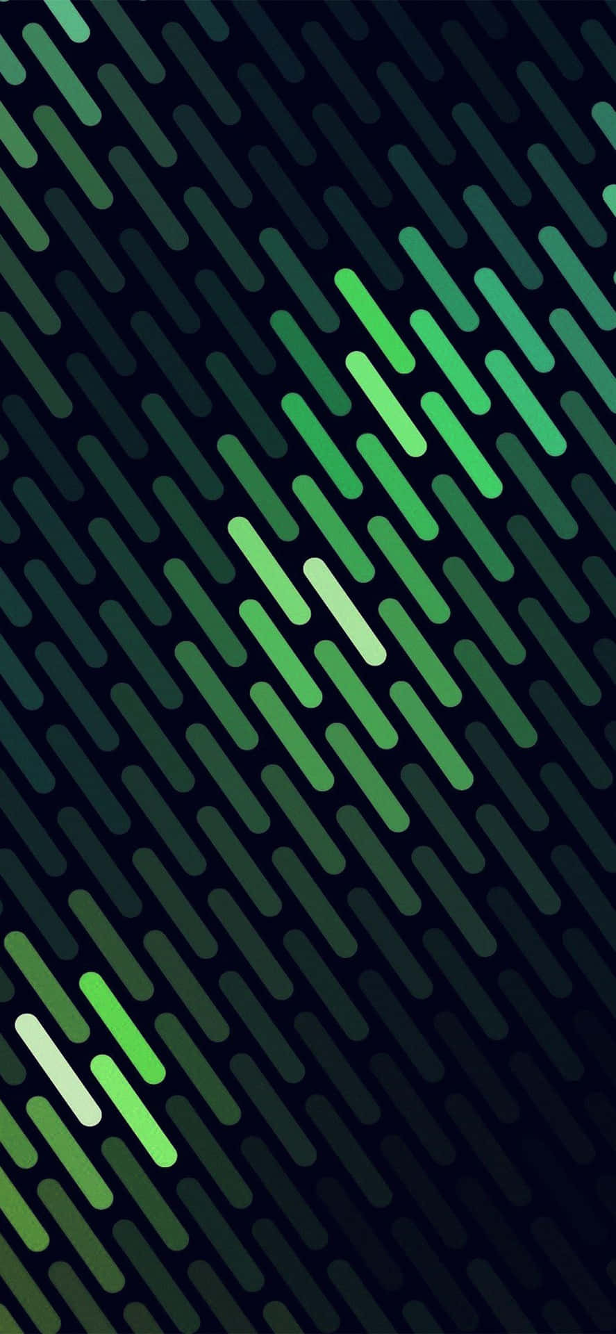 آیفون X خطوط سبز انتزاعی — آبستره والپیپر
