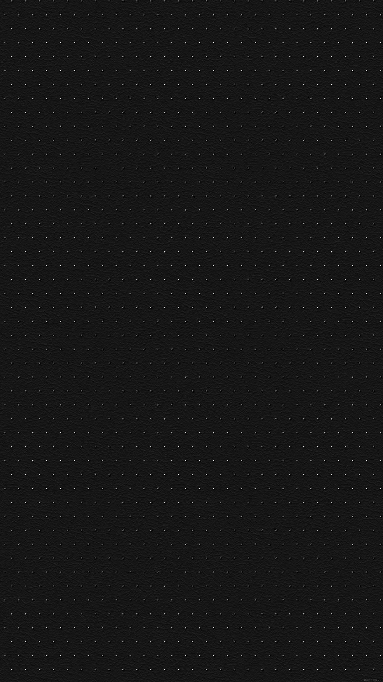 آیفون مشکی ساده با نقطه‌ها والپیپر