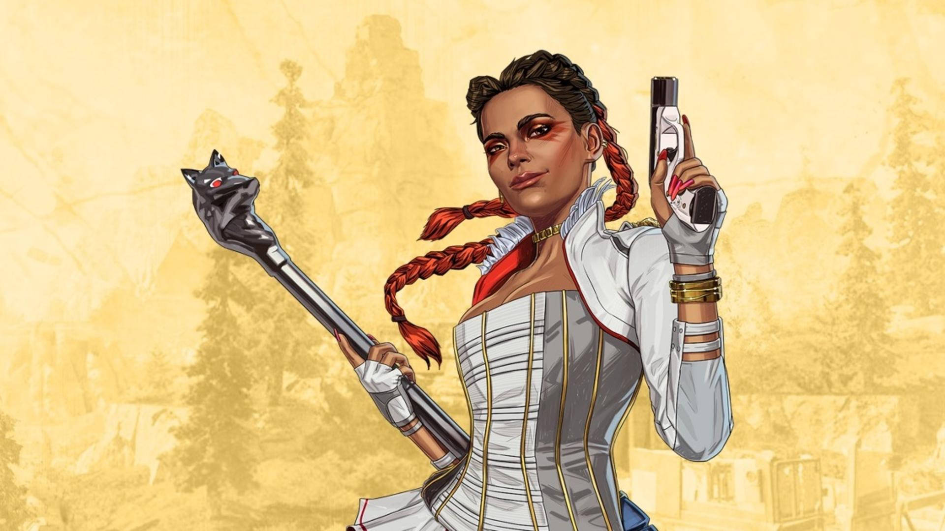 اثر هنری گرافیکی شگفت‌انگیز لوبا از Apex Legends والپیپر