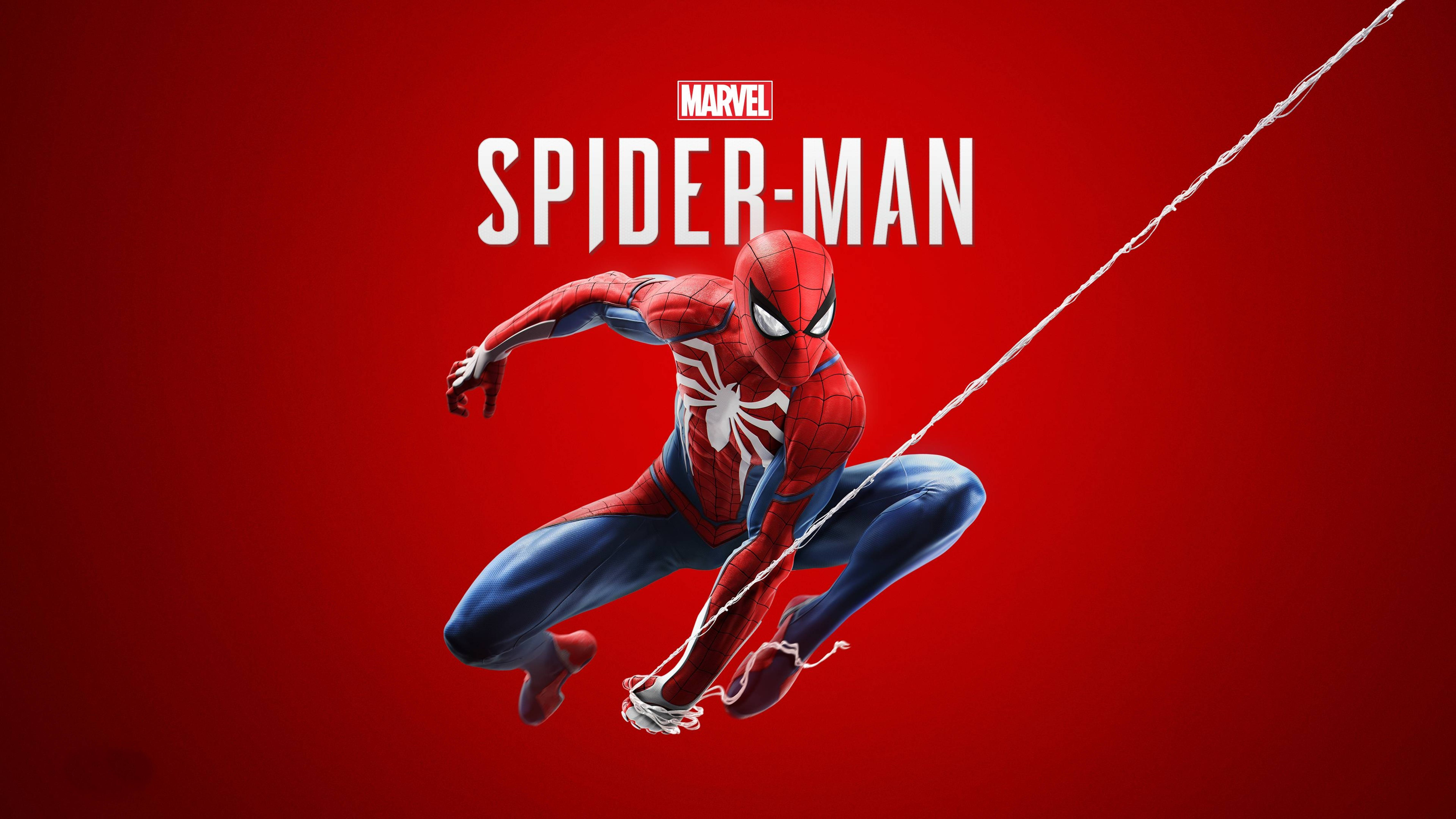 اسپایدرمن مارول 4K بازی PS4 والپیپر