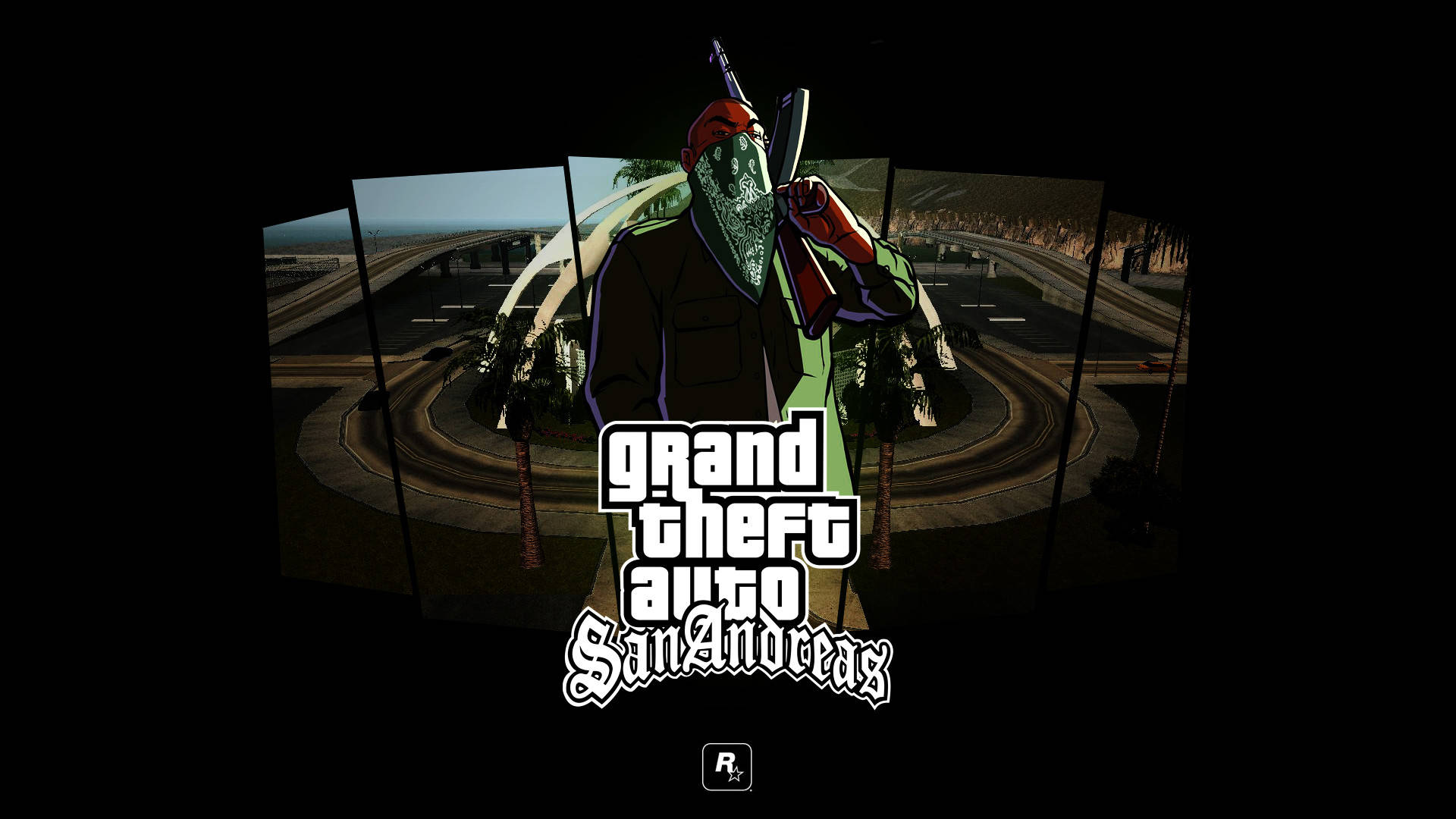 بازی ویدئویی GTA SA 4K والپیپر