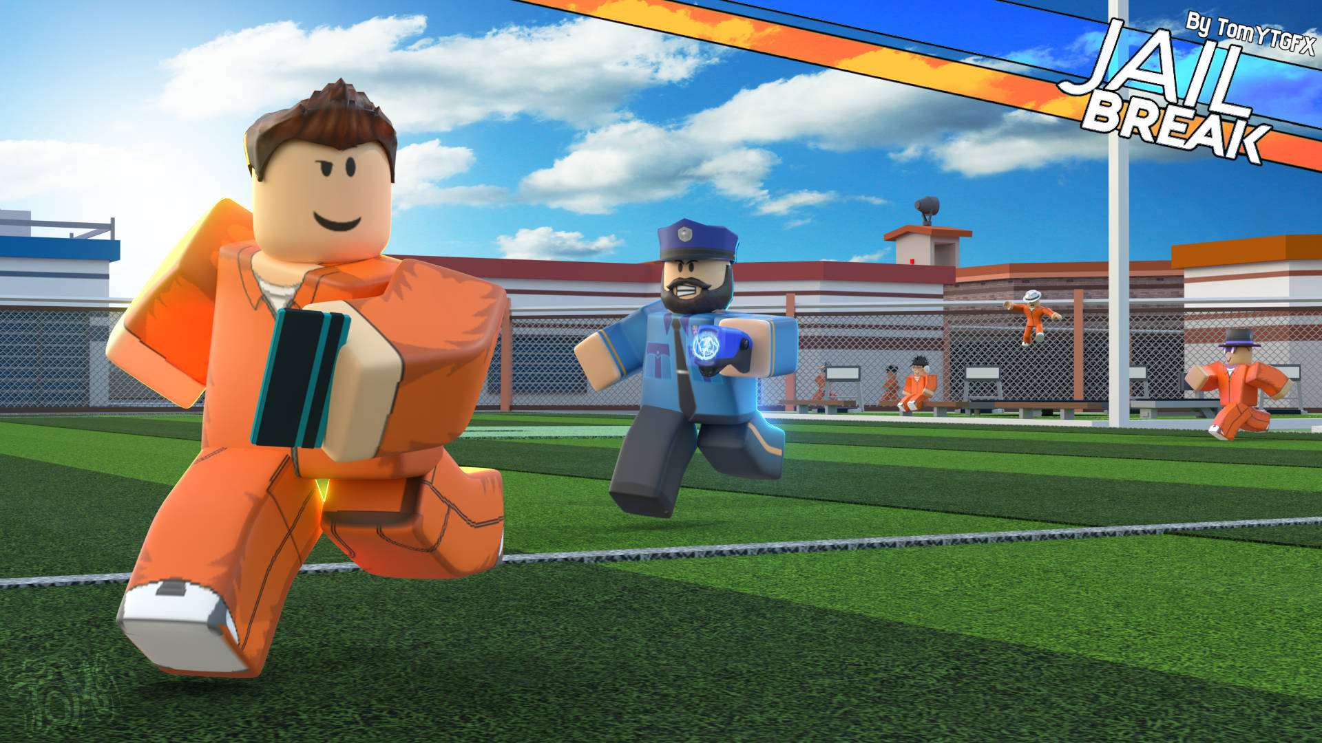 والپیپر پوستر Roblox Jail Break — رابلکس والپیپر