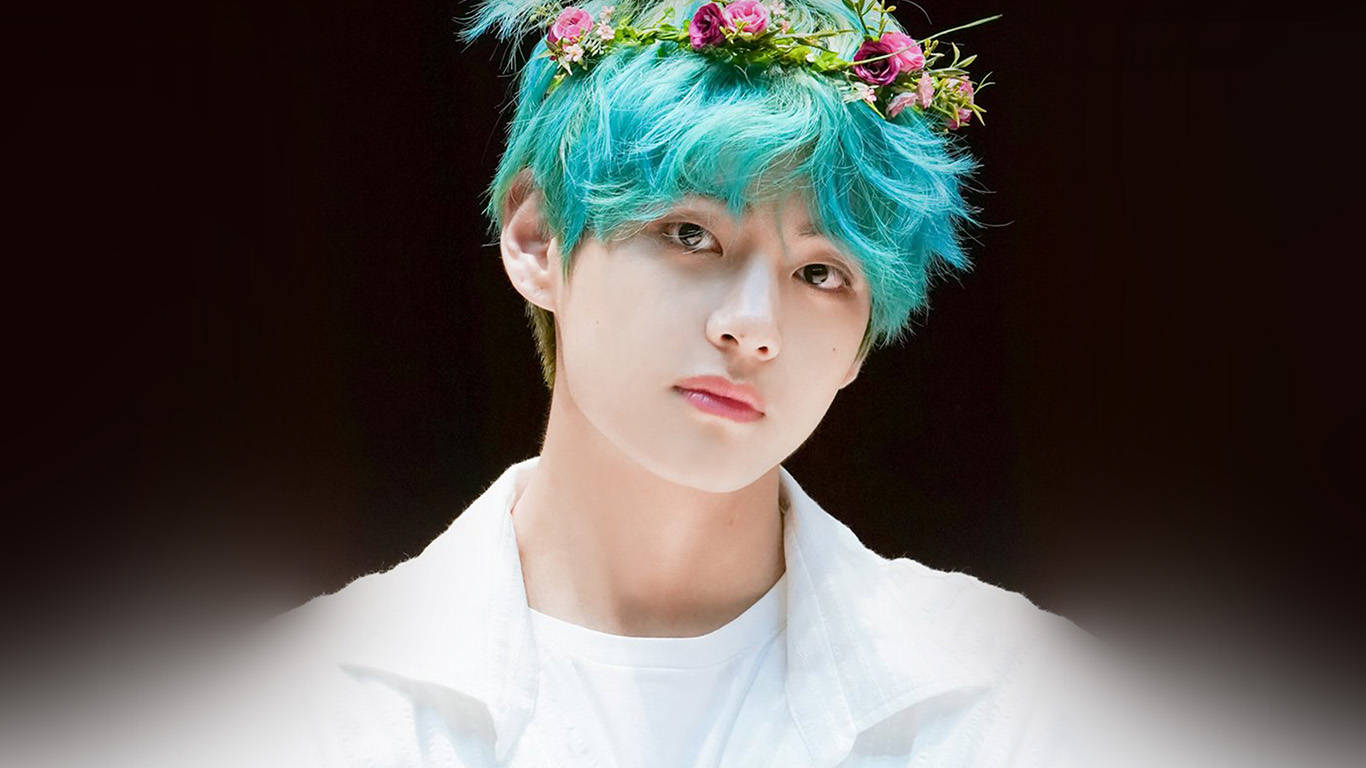 تاج گل V از BTS والپیپر