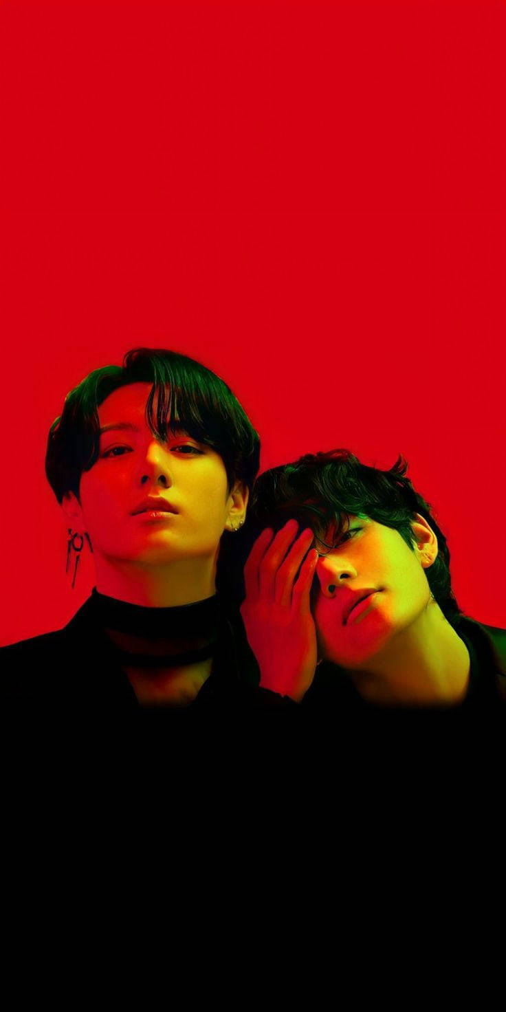 تاکوک BTS قرمز والپیپر