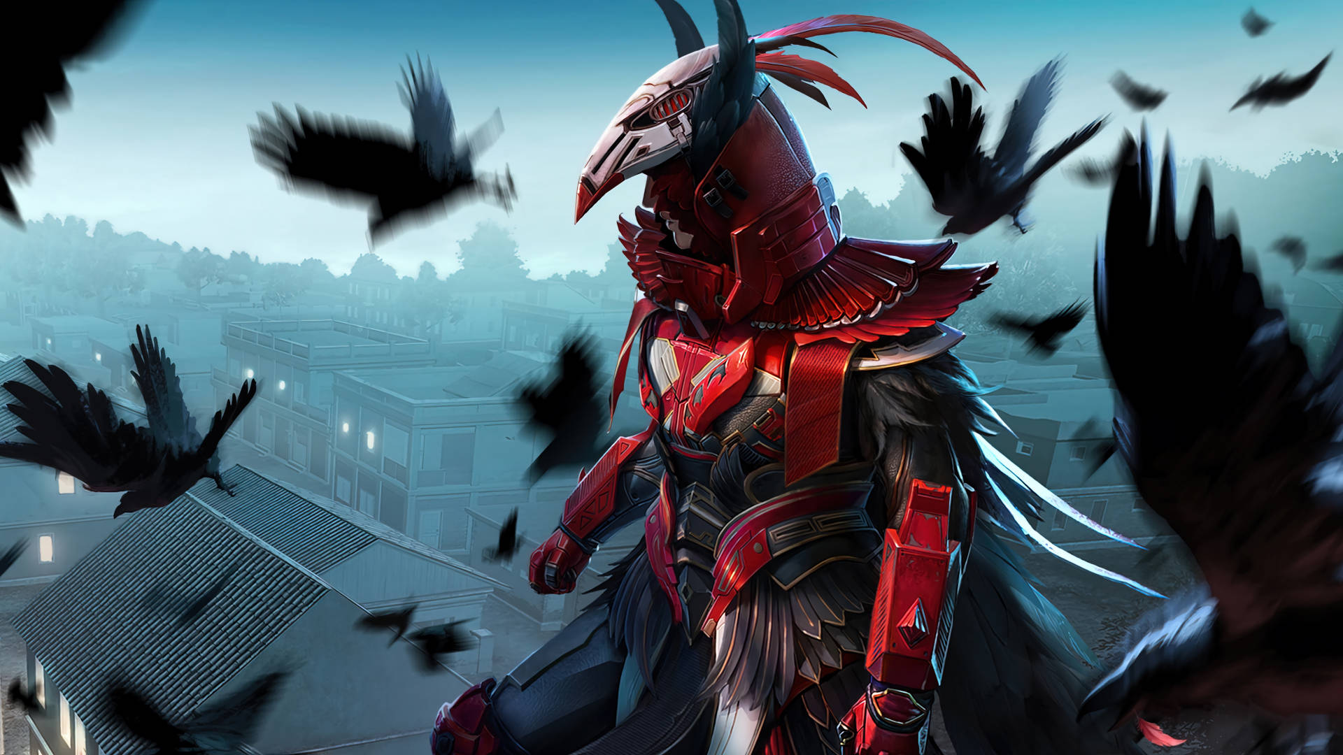 تبلیغ کت و شلوار Blood Raven X بازی PUBG