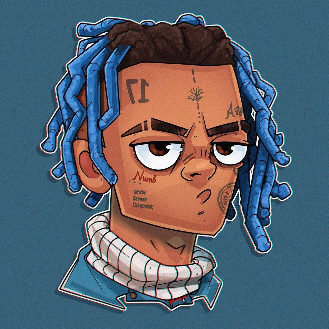 تتوهای دیجیتال انیمه XXXTentacion والپیپر