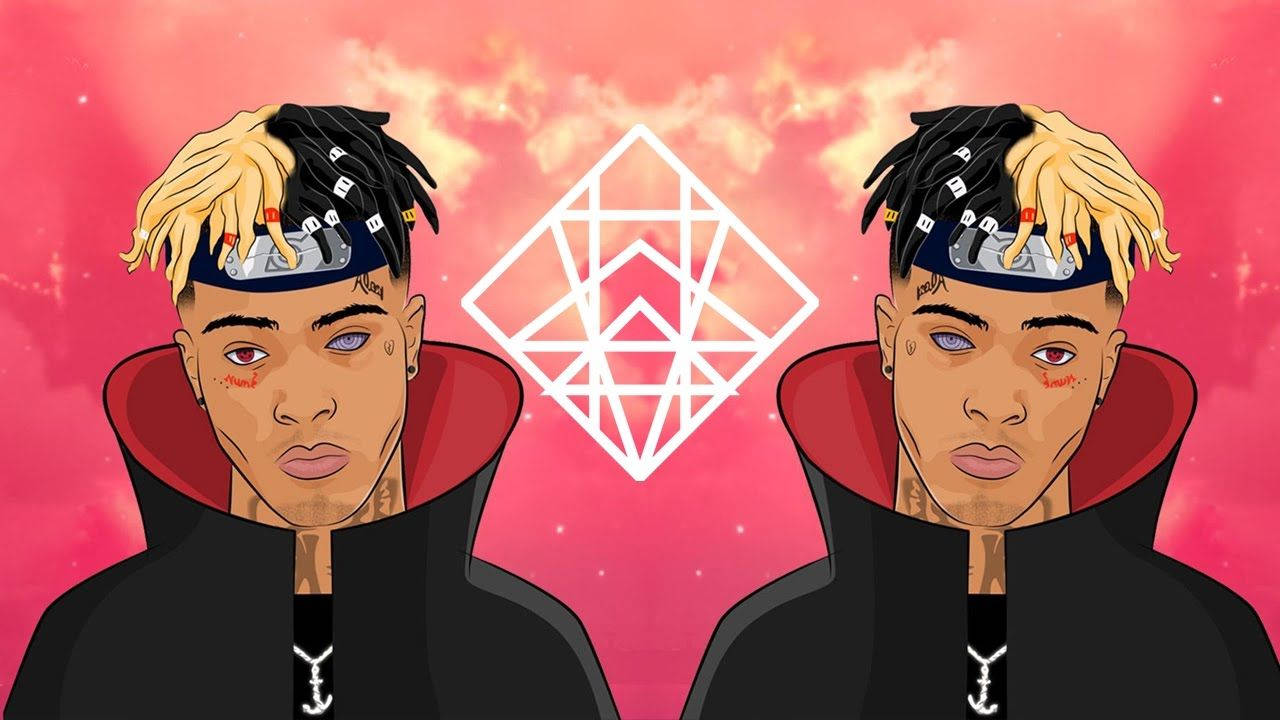 تصویر هنری انیمه‌ای Xxxtentacion از نمای روبرو والپیپر