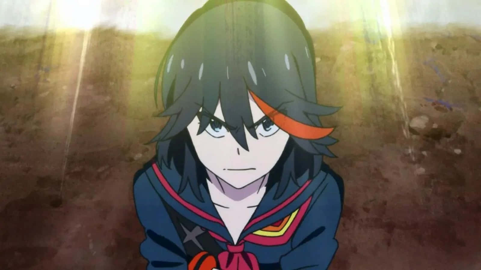 تصویر چهره جدی ریوکو از انیمه Kill La Kill والپیپر
