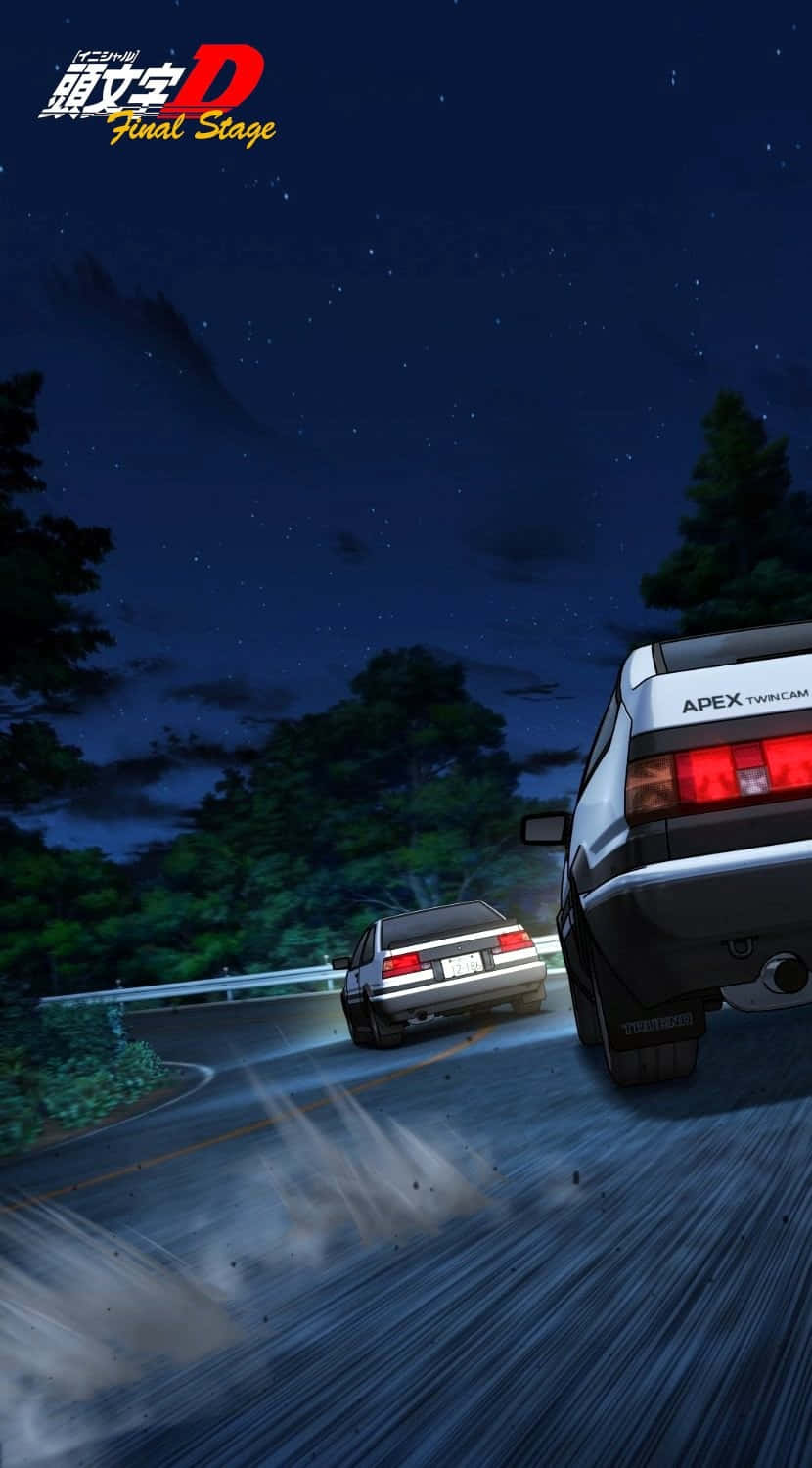 والپیپر موبایل Initial D — موبایل گیف والپیپر