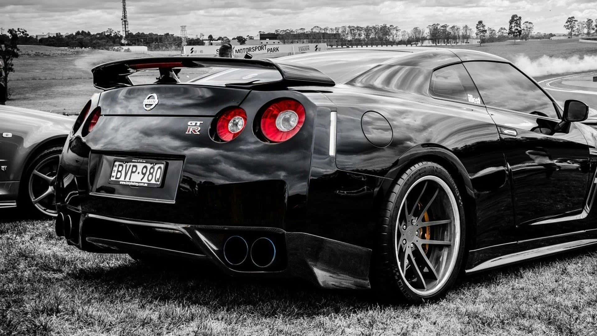دسکتاپ Gtr — گیف استتیک سیاه والپیپر