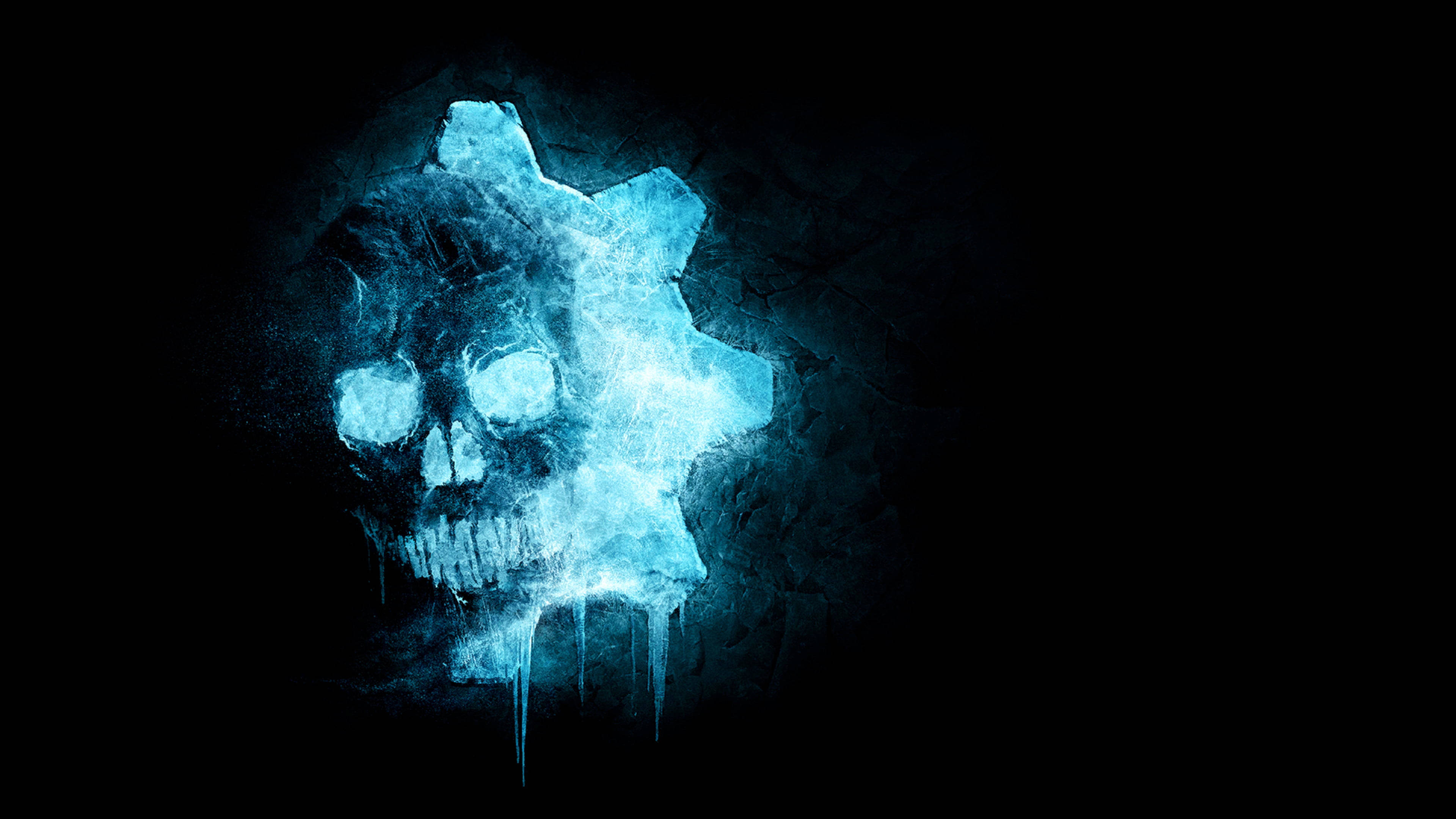 جمجمه آبی 4K بازی Gears 5 والپیپر