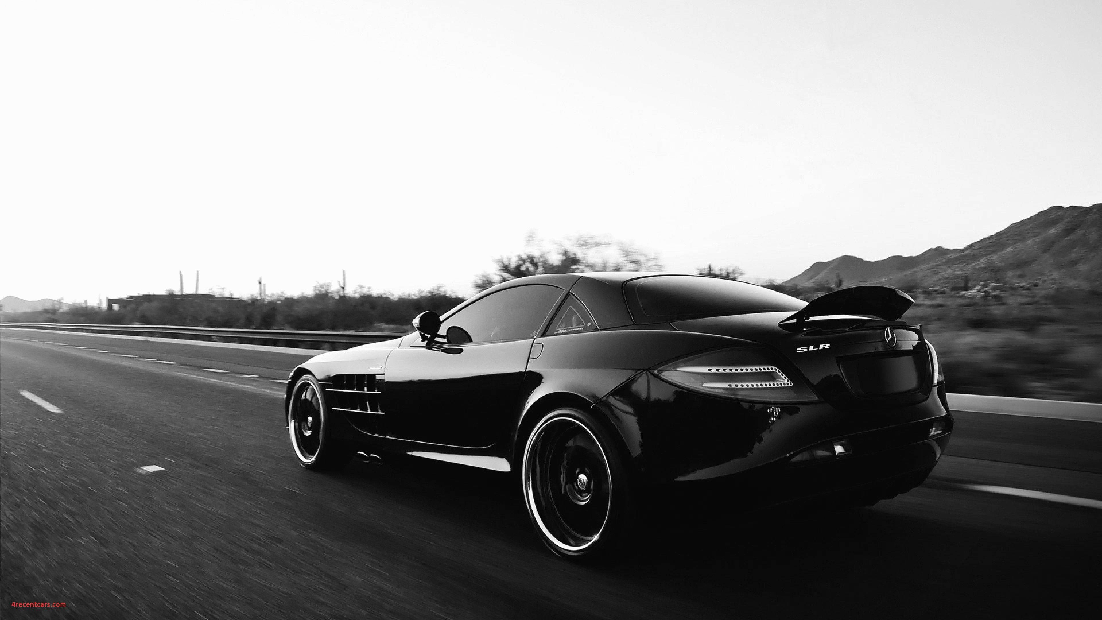خودروی خاکستری 4K مرسدس بنز SLR والپیپر