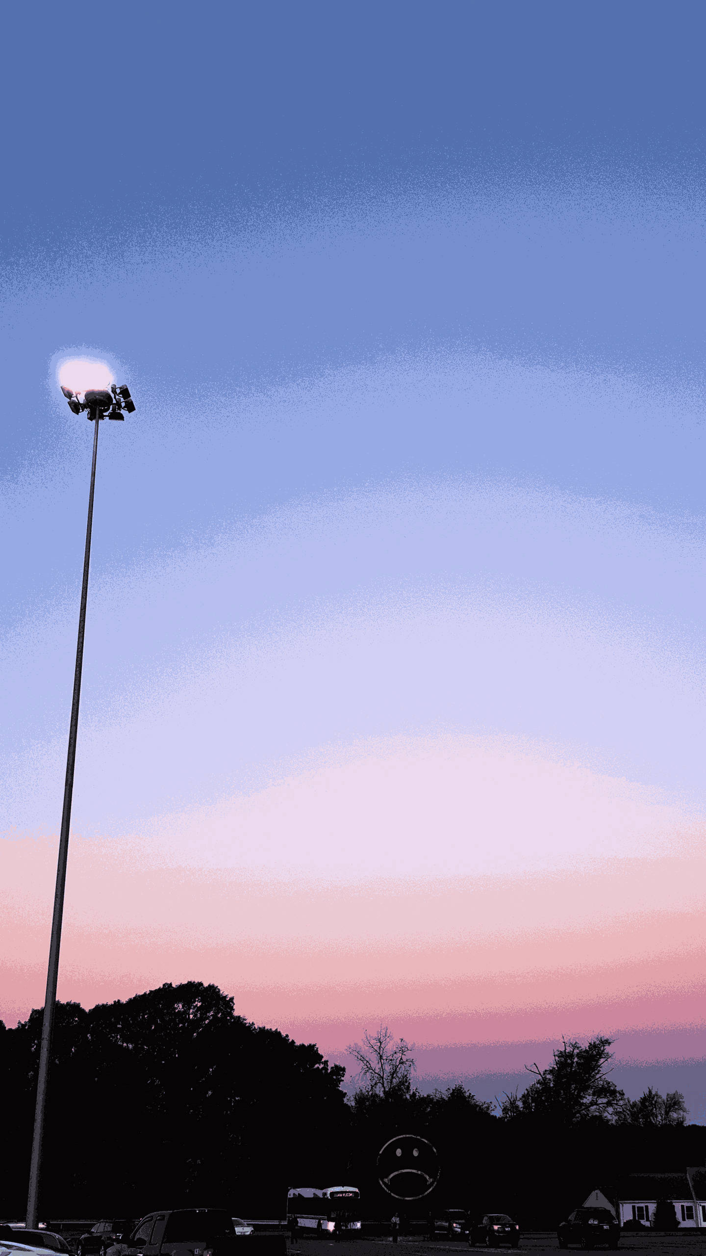 خیابان‌های زیبای صورتی آیفون والپیپر