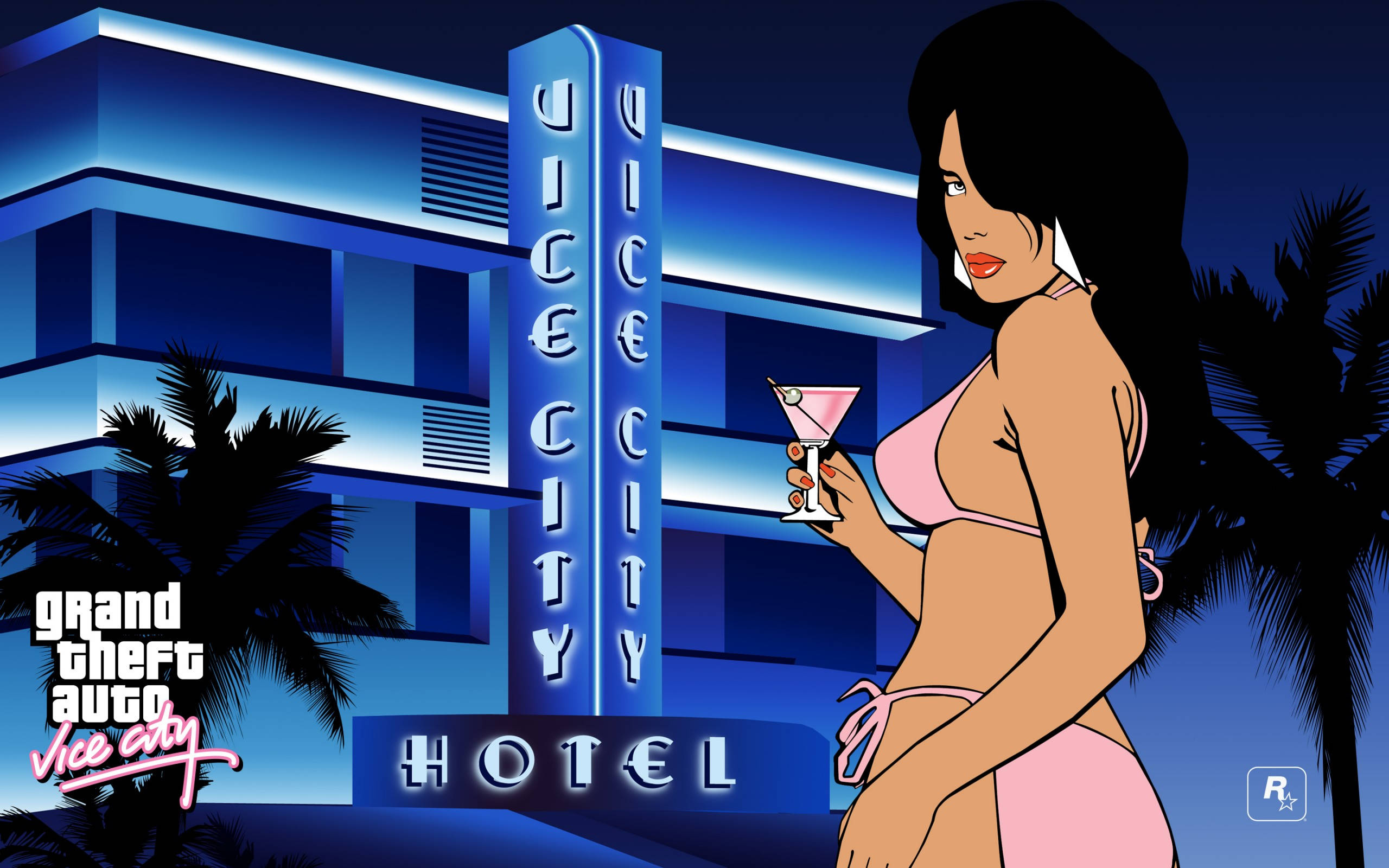 دختر جلد بازی GTA Vice City، میستی والپیپر