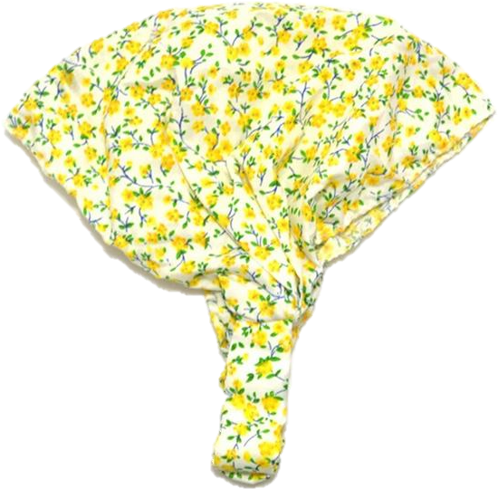 دستمال زرد گل‌دار والپیپر