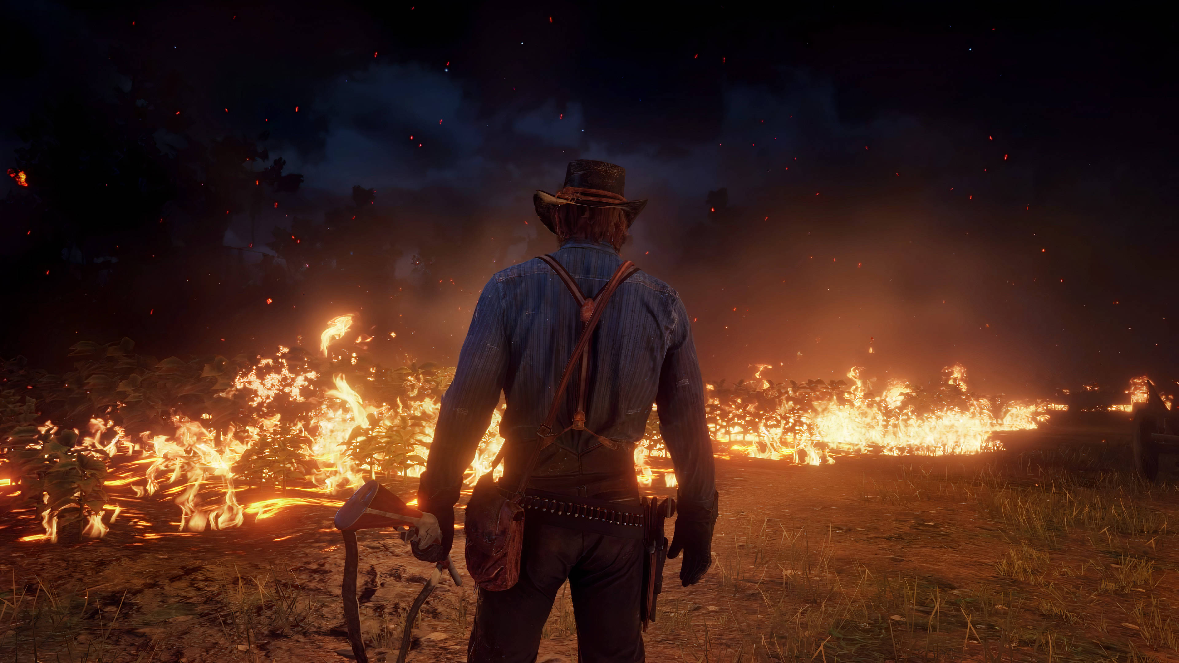 دنیای غوطهور Red Dead Redemption 2 والپیپر