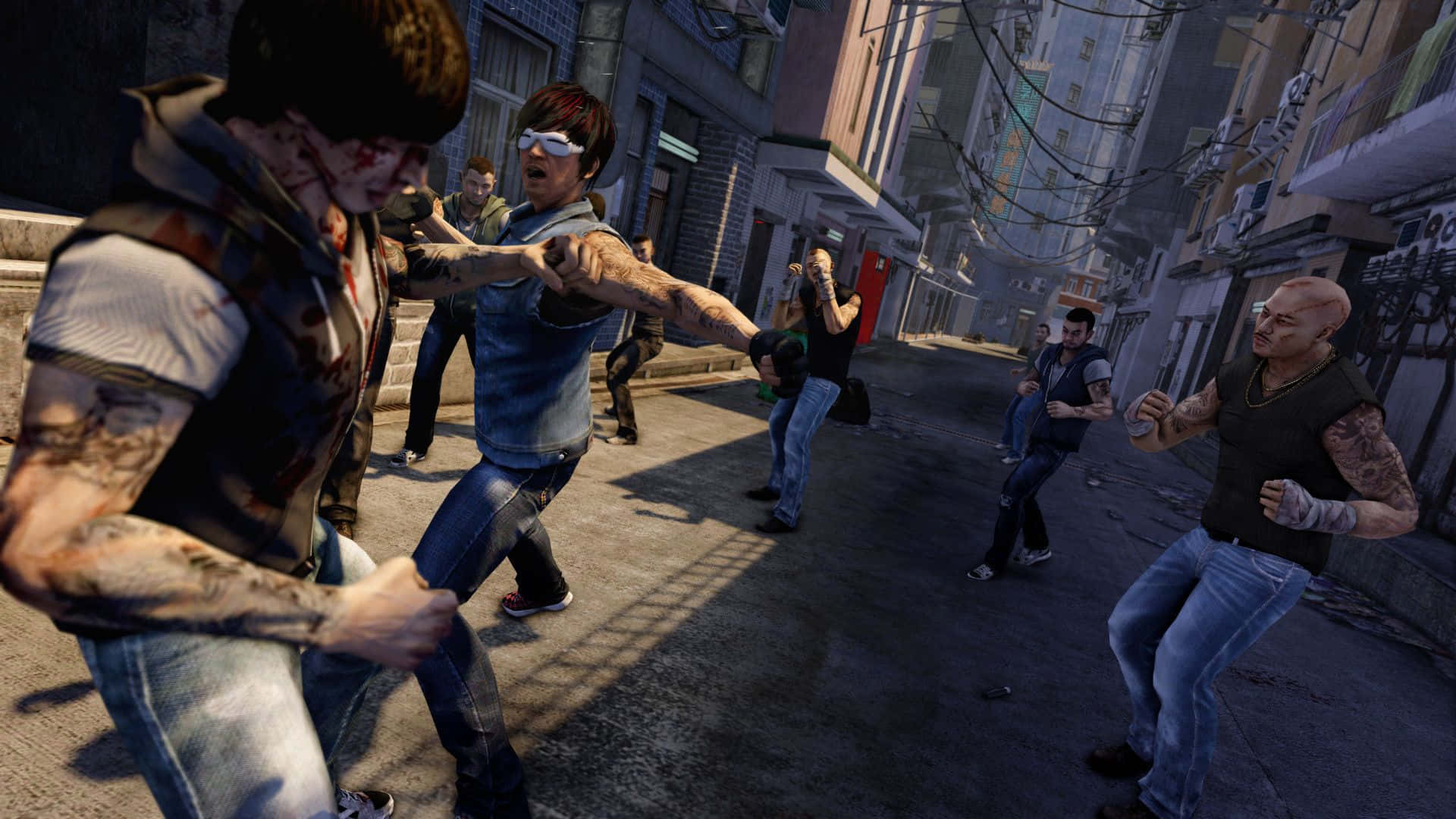دنیایی از رمز و ماجراجویی را در Sleeping Dogs کشف کنید والپیپر