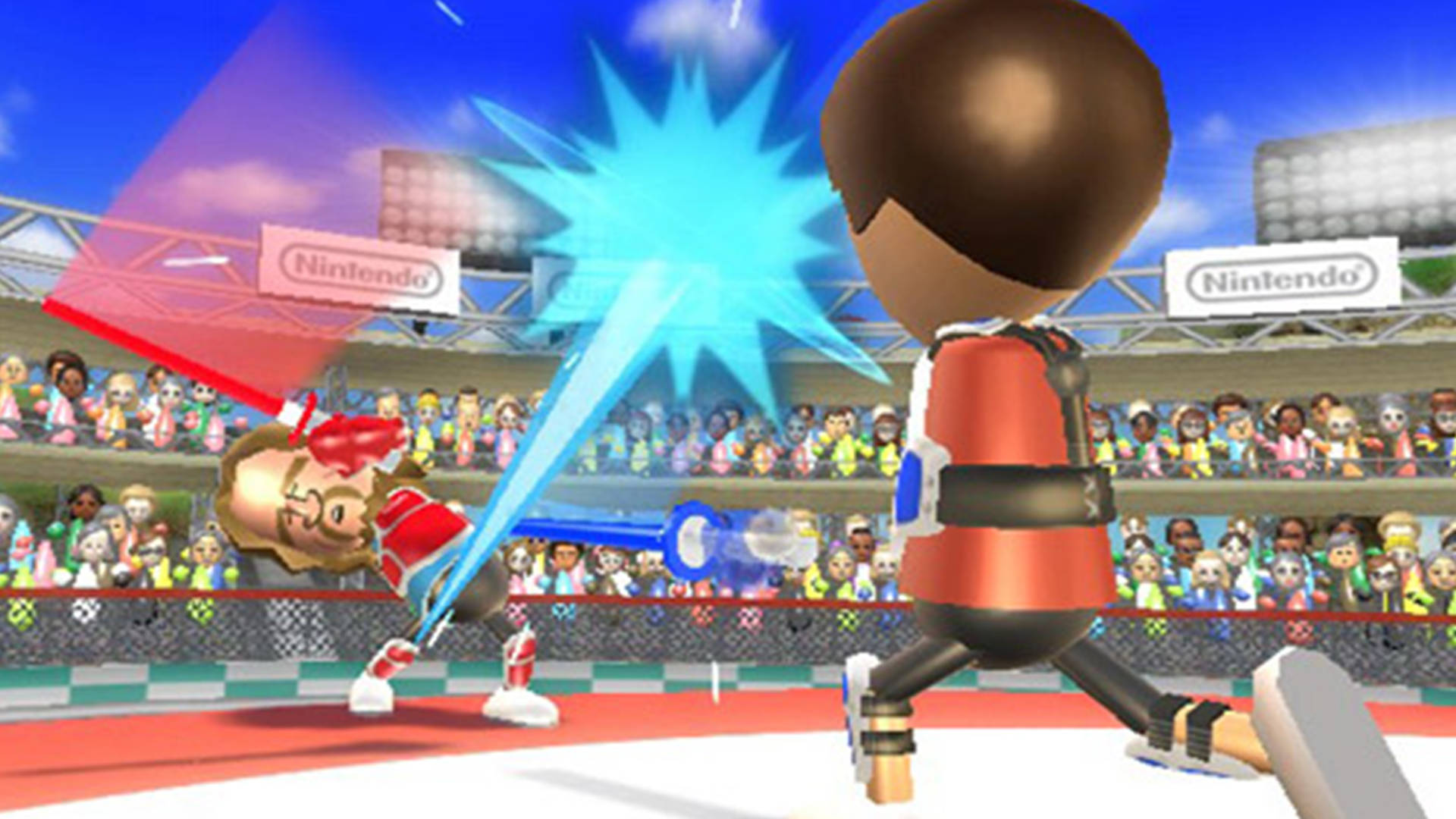 دوئل شمشیرزنی پرهیجان در Wii Sports Resort والپیپر