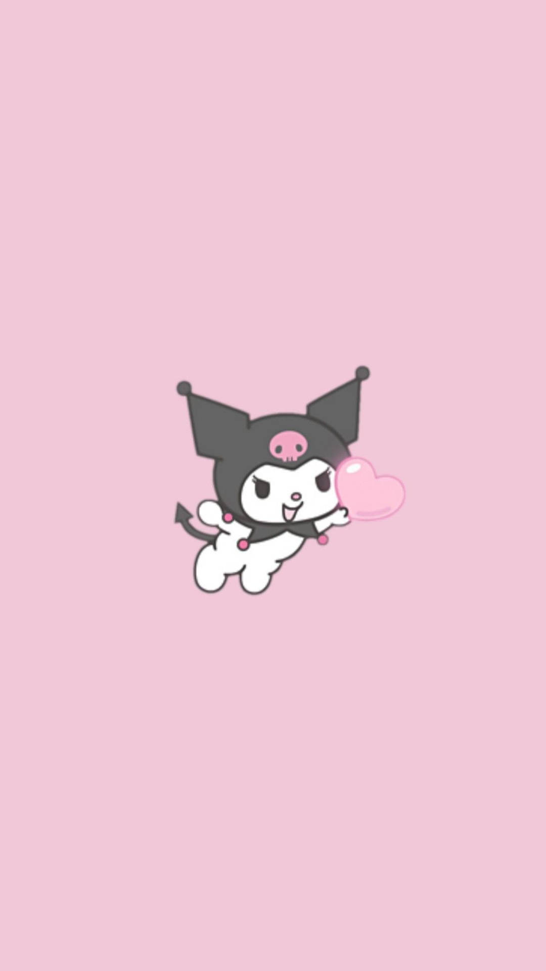 ملودی من کرومی در حال نگه داشتن قلب — Sanrio گیف والپیپر